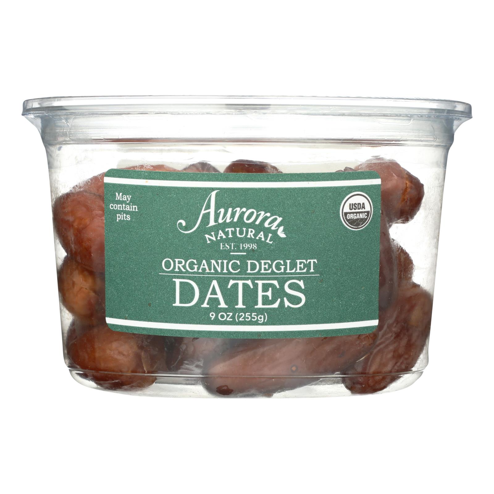 Aurora Natural Products - Organic Deglet Dates - 12개 묶음상품 - 9 oz.