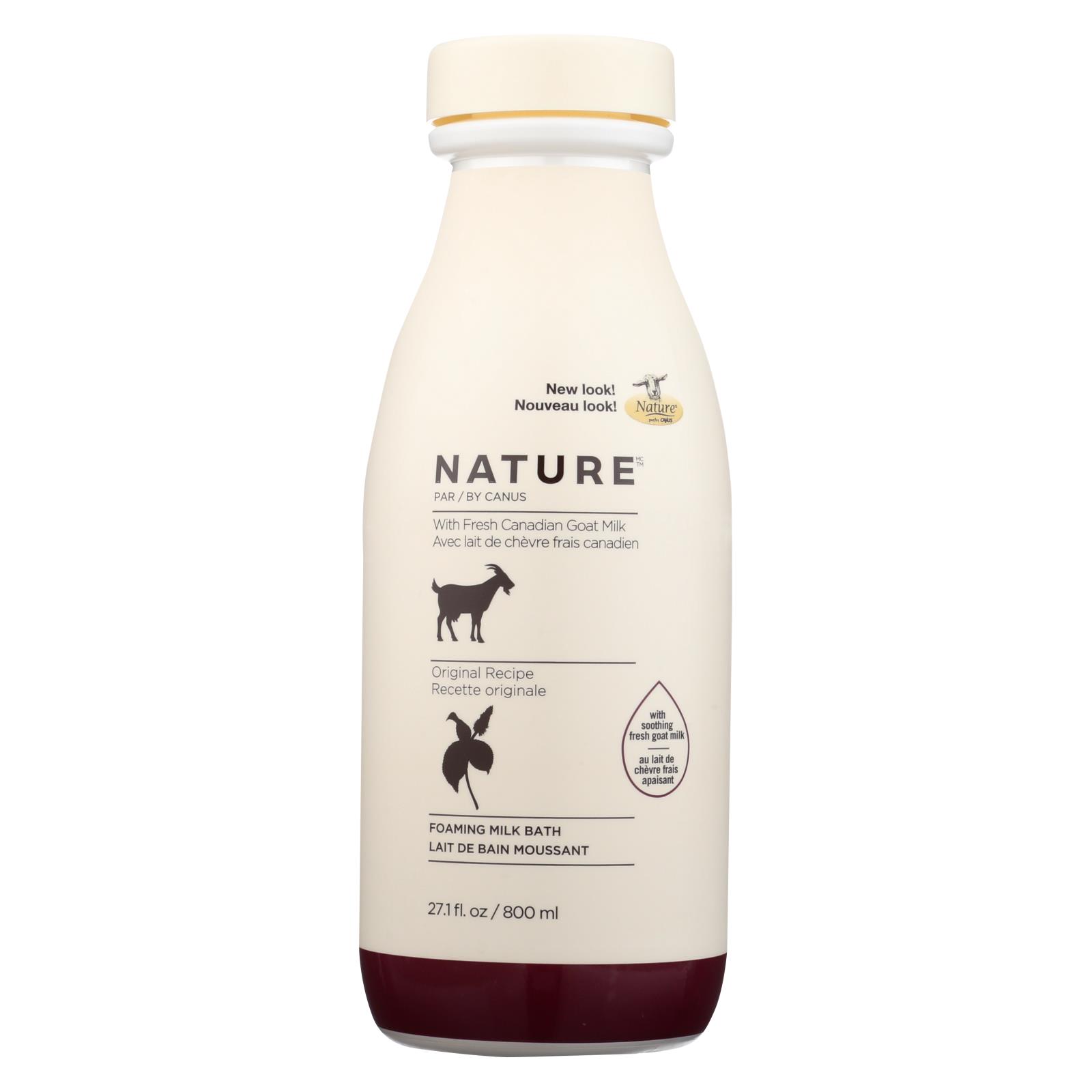 Nature By Canus - Goats Milk Bath Foam Original - 27.1 FZ