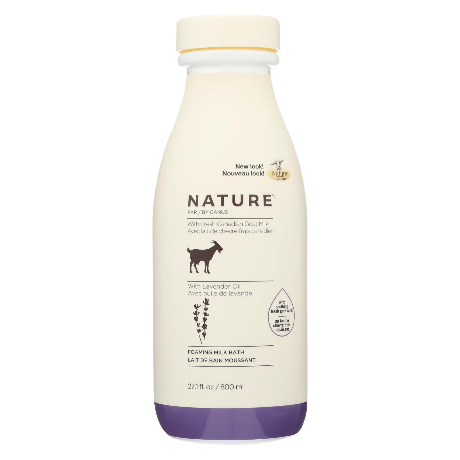 Nature By Canus - Goats Milk Bath Foam Lvndr - 27.1 FZ