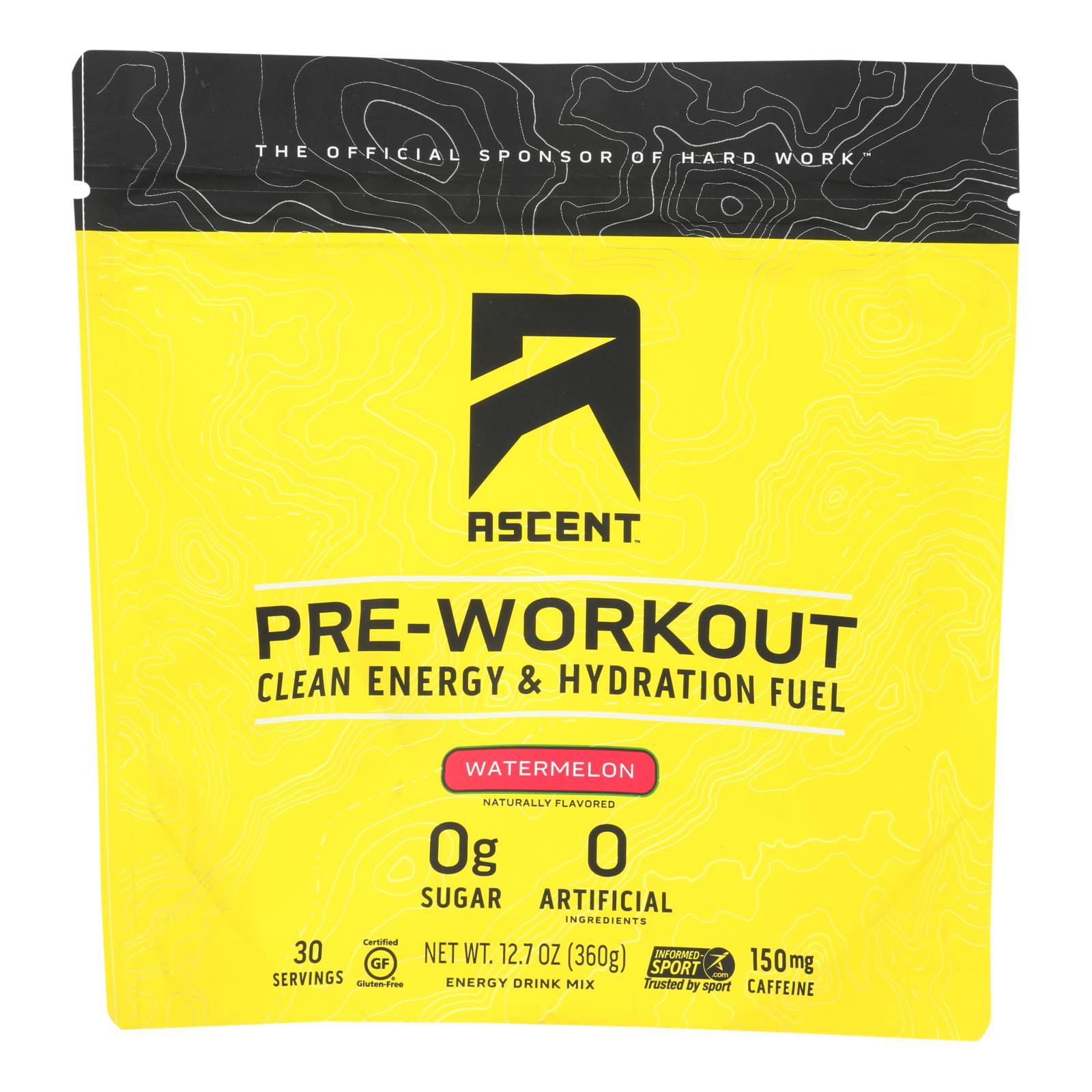 Ascent Native Fuel Watermelon Energy Drink Mix Watermelon - 1 Each - 12.7 OZ