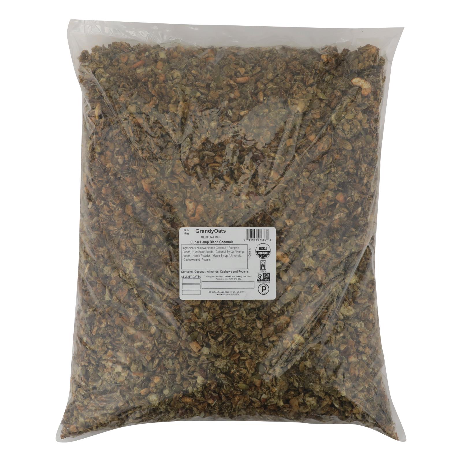 Grandy Oats Spr Hemp Blend Coconla - Single Bulk Item - 10LB