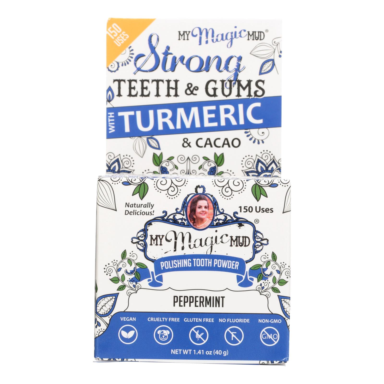 My Magic Mud - Tooth Powder Pprmnt Tumrc - 1.41 OZ