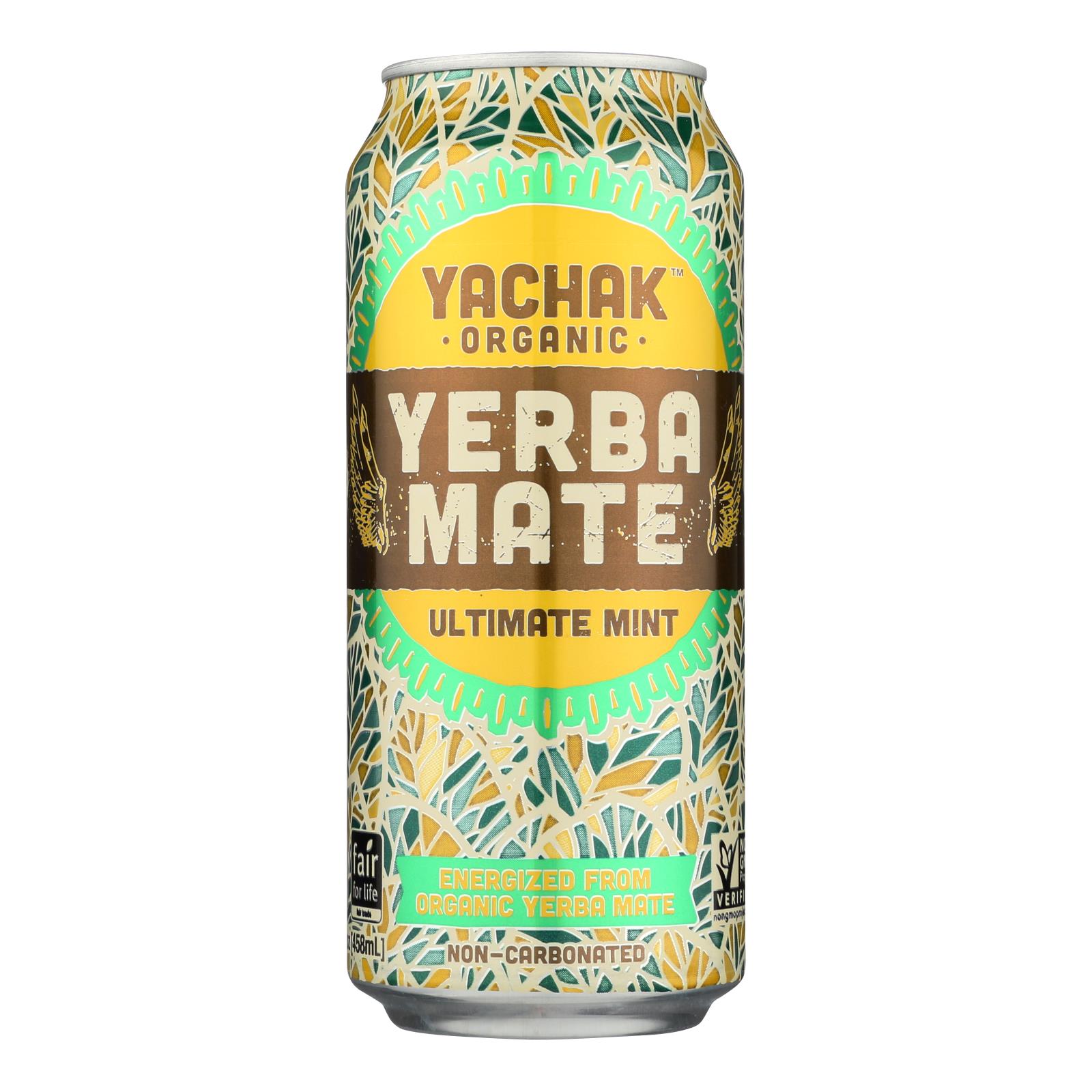 Yachak - Yerba Mate Ultim.mint - Case of 12 - 15.5 OZ