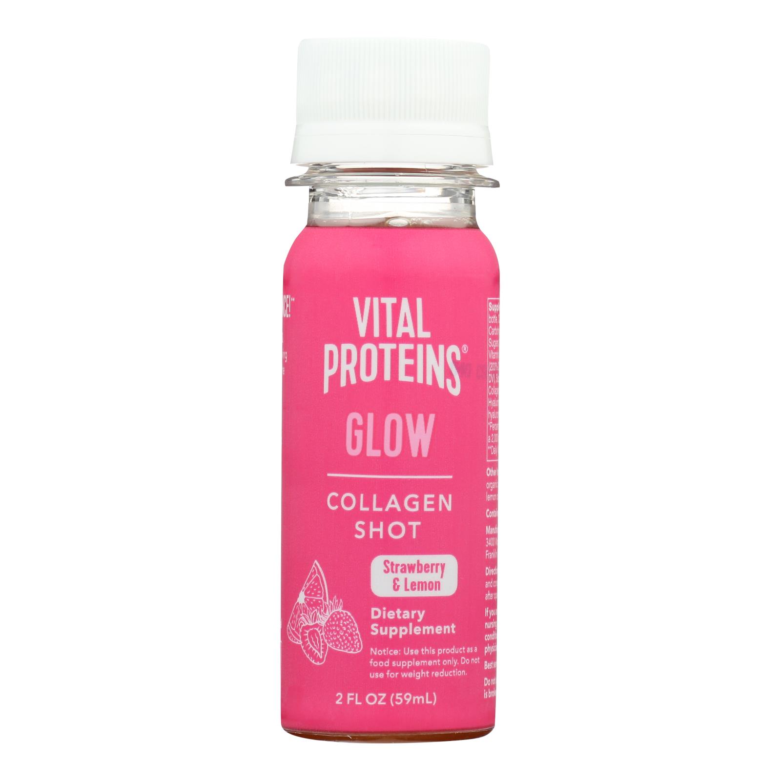 Vital Proteins - Collagen Shot Glow - Case of 12 - 2 OZ