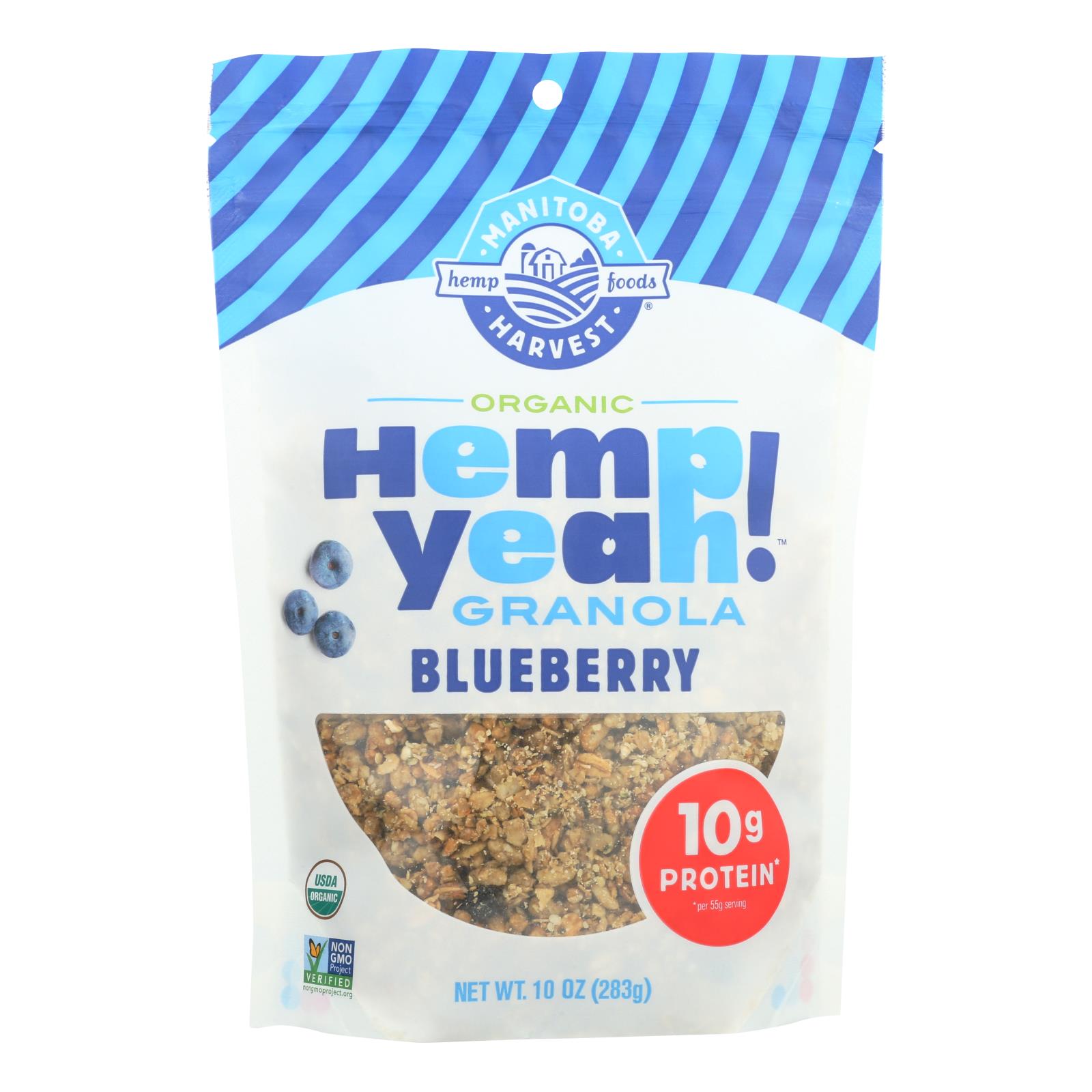 Manitoba Harvest - Granola Hemp Blubry - 6개 묶음상품 - 10 OZ