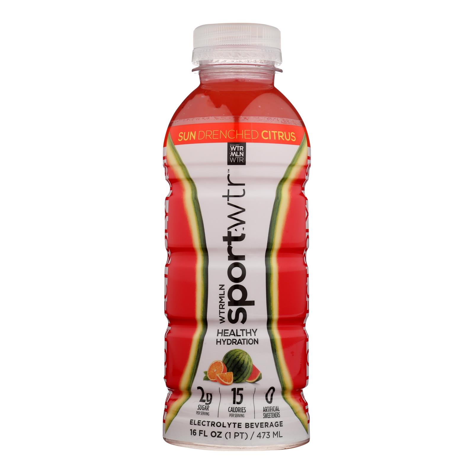 Wtrmln Sport Wtr Watermelon Water Electrolyte Beverage - Case of 12 - 16 FZ