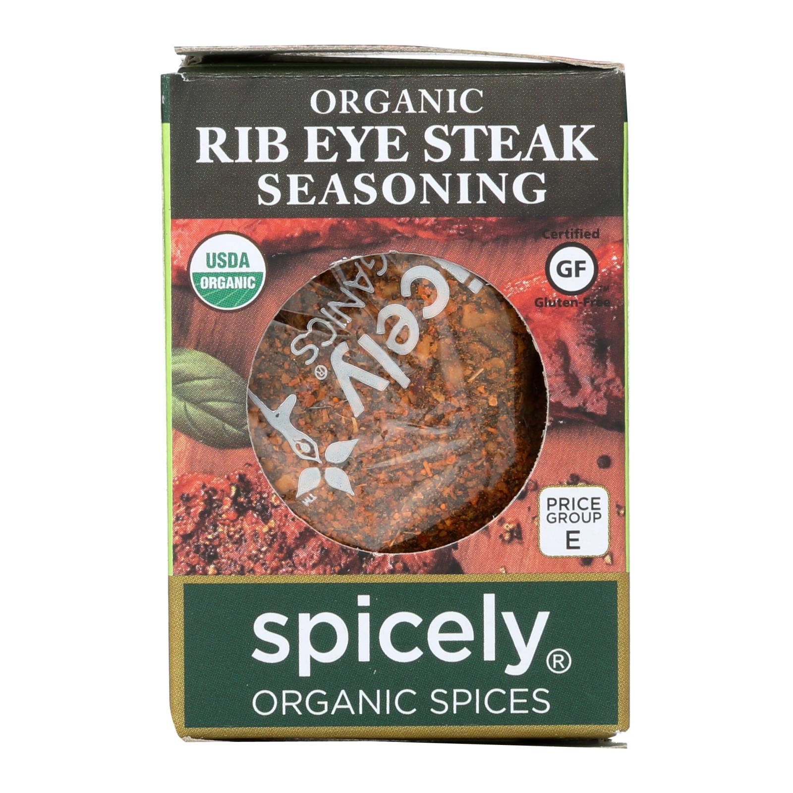 Spicely Organics - Organic Steak Seasoning - 6개 묶음상품 - 0.6 oz.