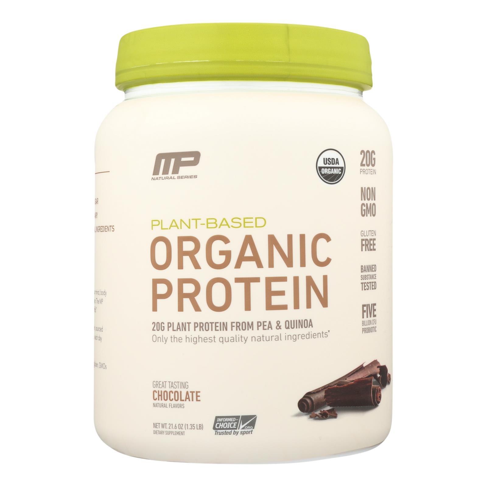 Muscle Pharm - Prot Plnt Bsd Choco - 21.6 OZ