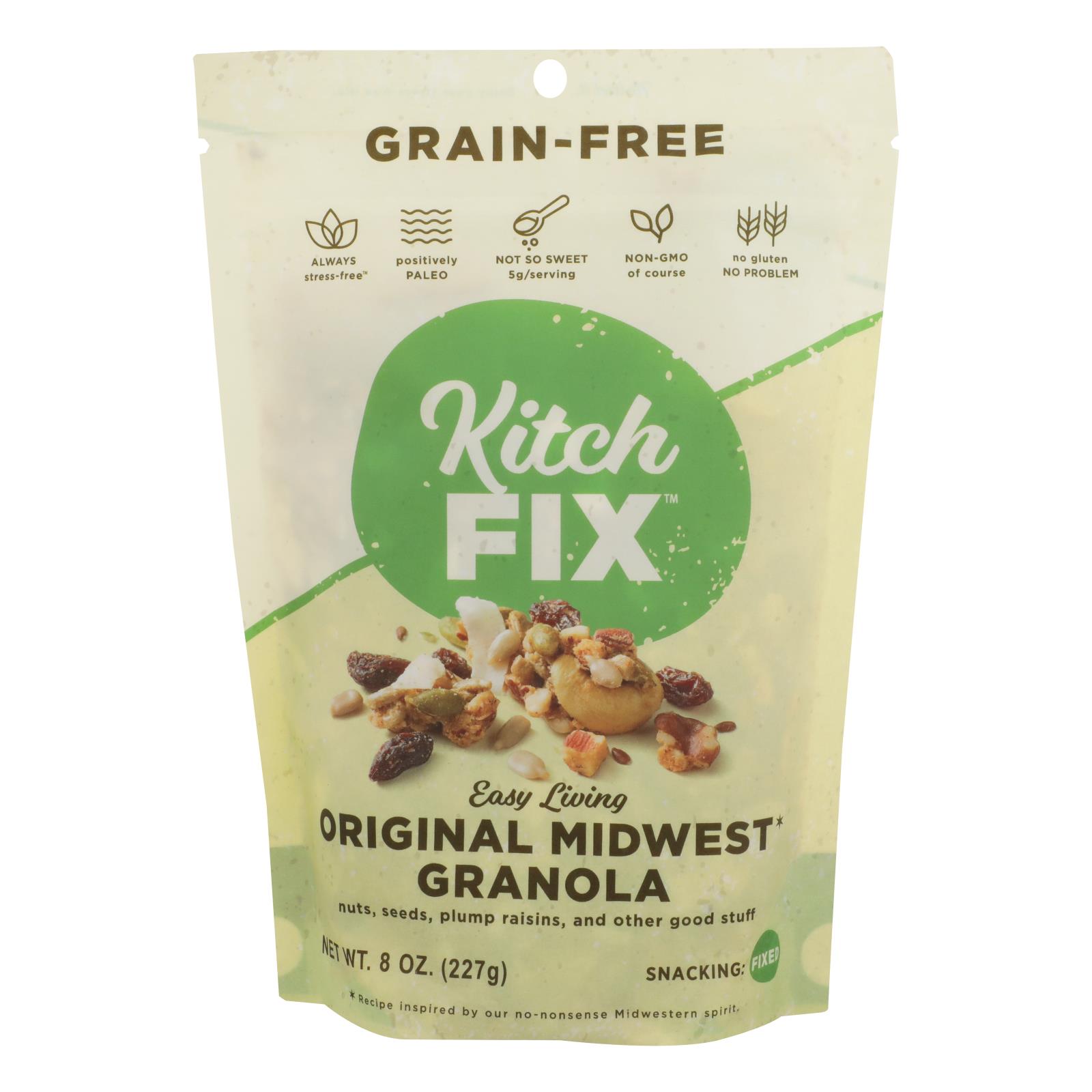 Kitchfix - Granola Green Fr Original - 6개 묶음상품 - 8 OZ