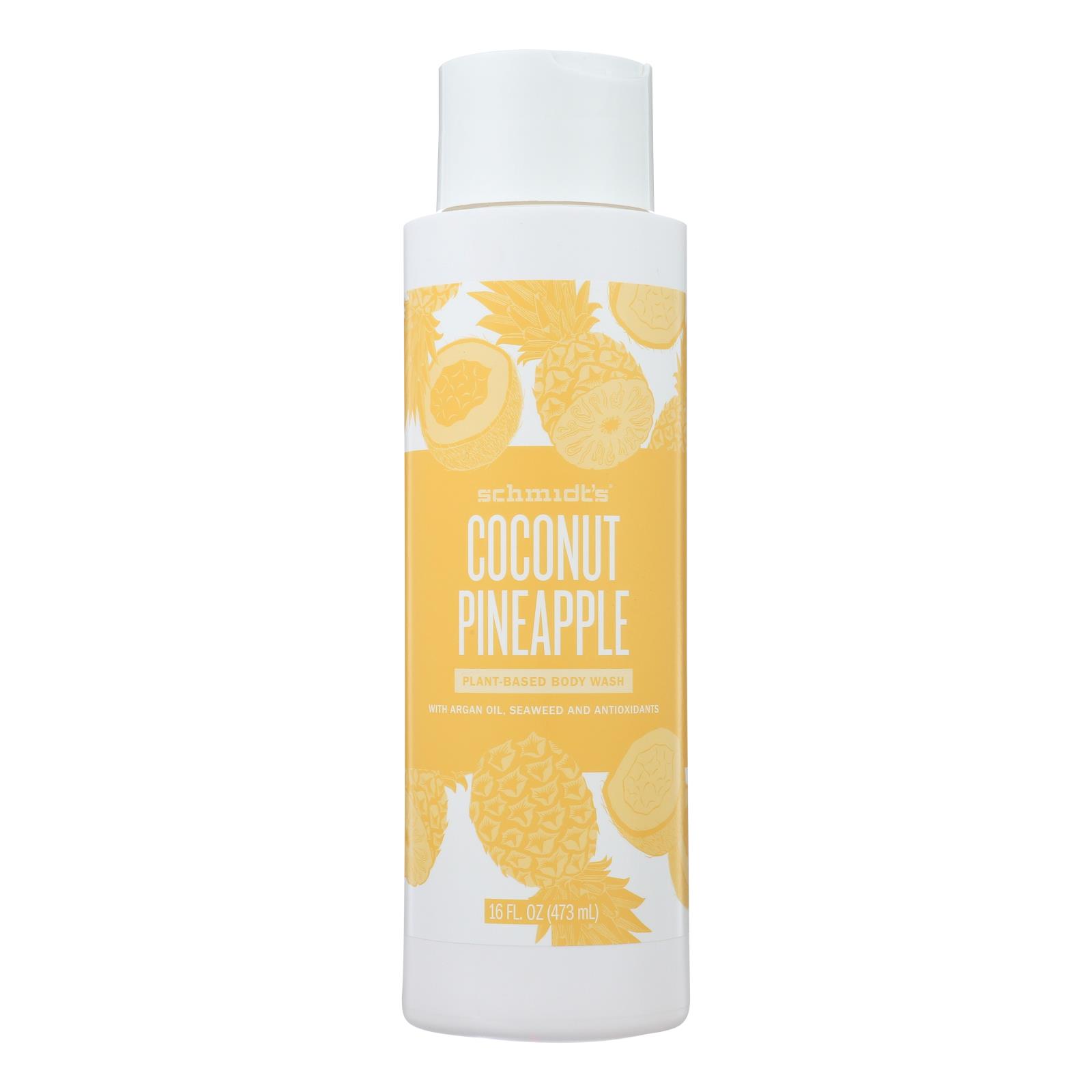 Schmidt's - Body Wash Coconut Pineap - 1 Each - 16 FZ