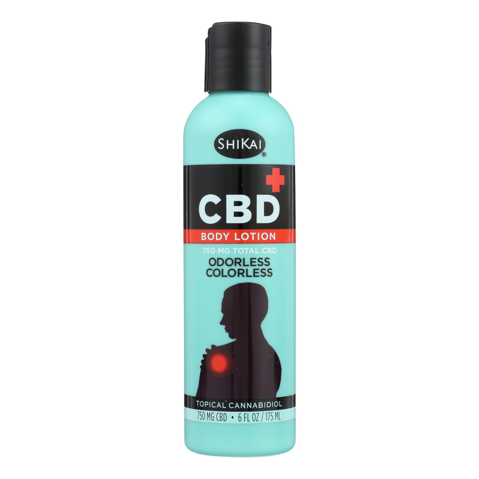Shikai Products - Body Lotion Cbd - 1 Each - 6 FZ