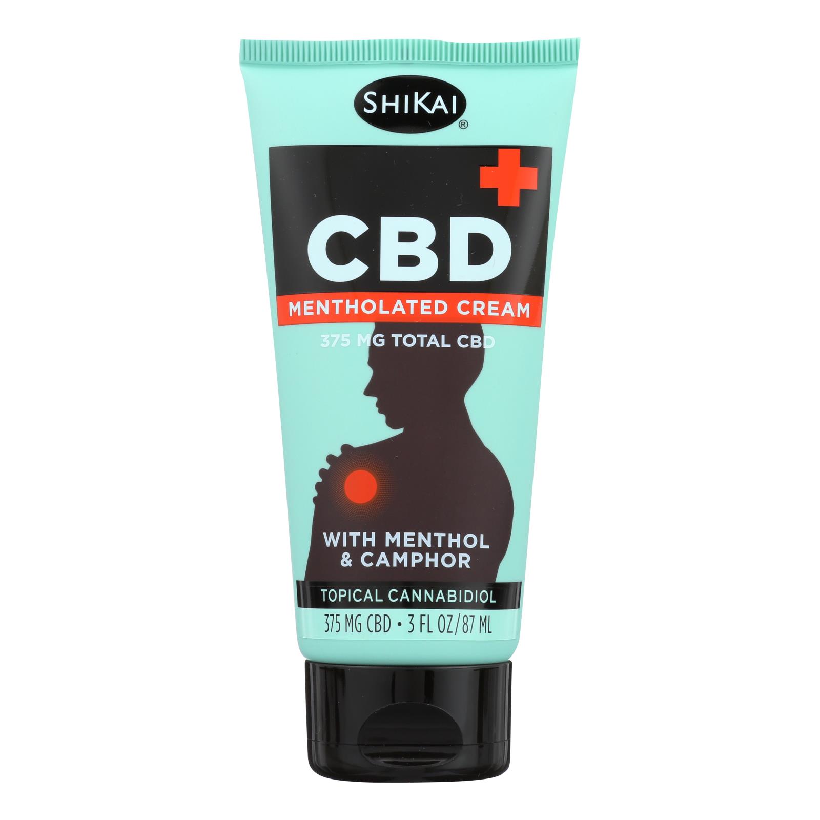 Shikai Products - Cream Cbd Metholated - 1 Each - 3 FZ