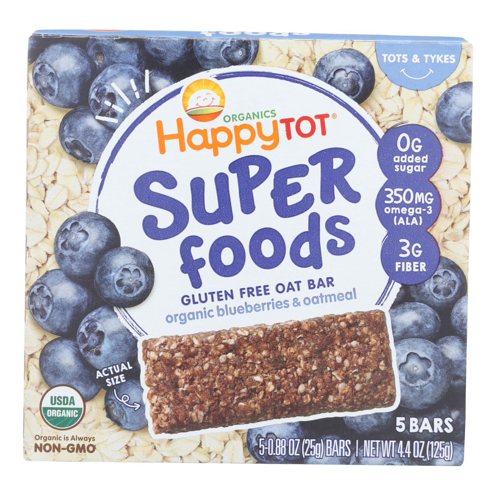 Happy Tot - Br Oat Bbry&oatml - 6개 묶음상품 - 5/.88OZ