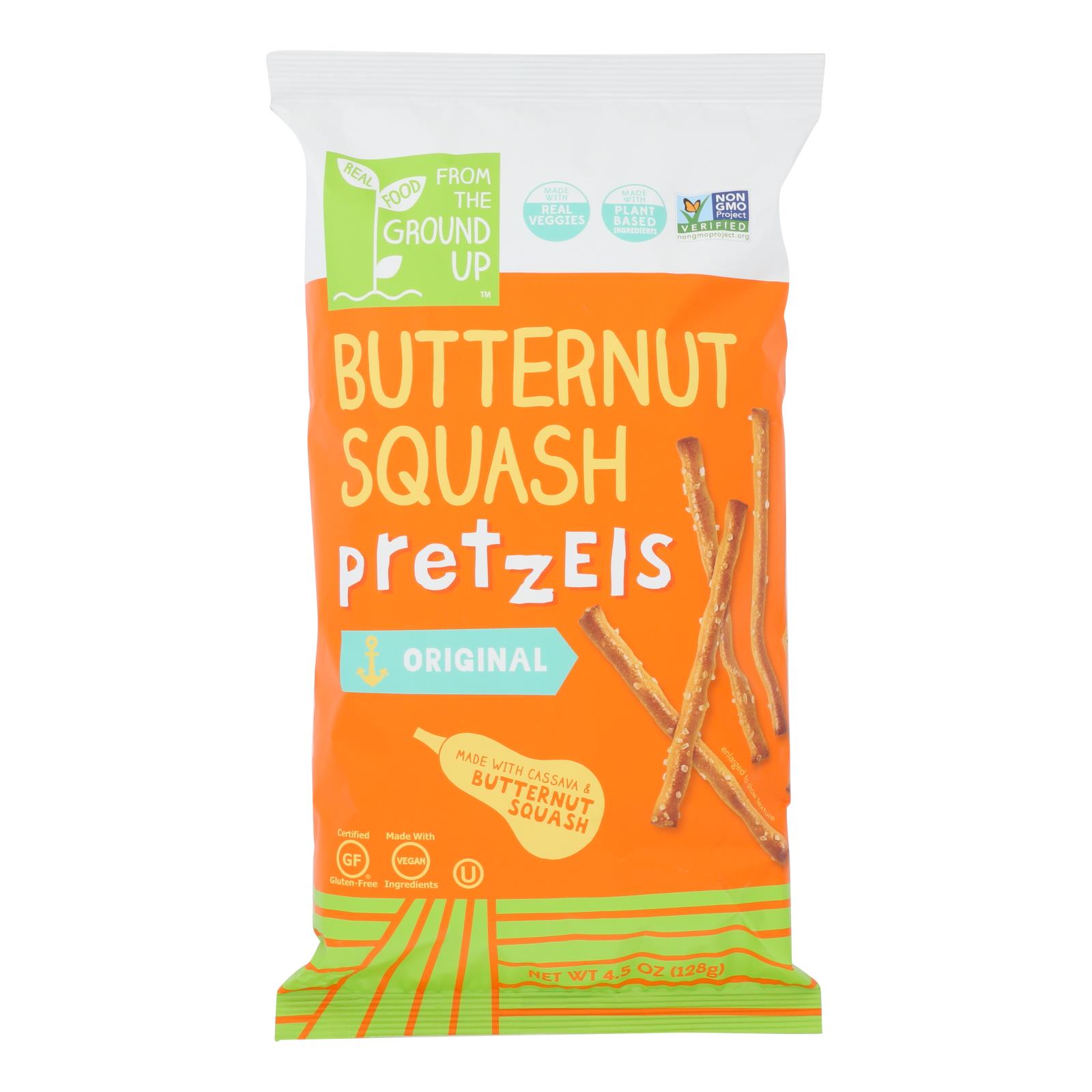 From The Ground Up - Pretz Original Stk Butter Squash - 12개 묶음상품 - 4.5 OZ