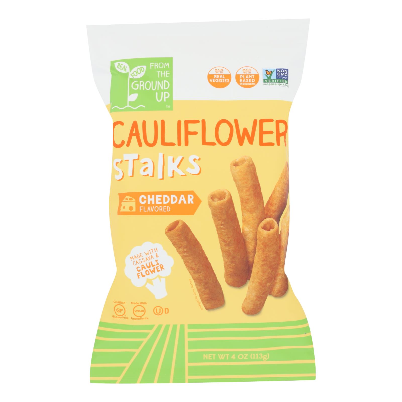 From The Ground Up - Stalk Chddar Cauliflower - 12개 묶음상품 - 4 OZ