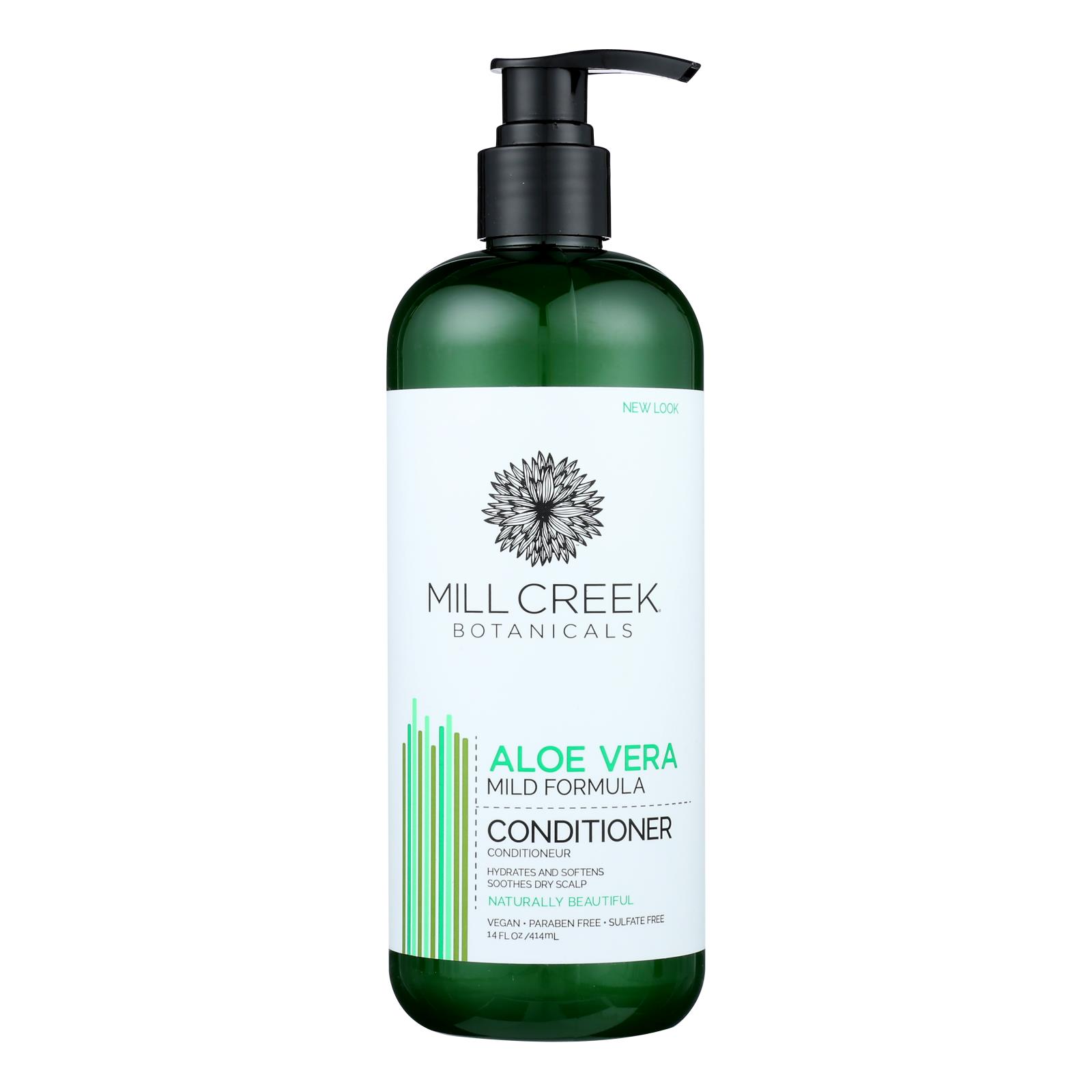 Mill Creek Botanicals Aloe Vera Mild Formula Conditioner Naturally - 1 Each - 14 FZ
