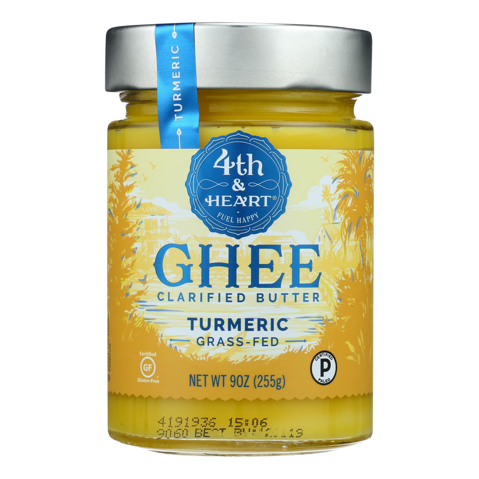 4th & Heart - Ghee - Turmeric Grass Fed - 6개 묶음상품 - 9 oz.