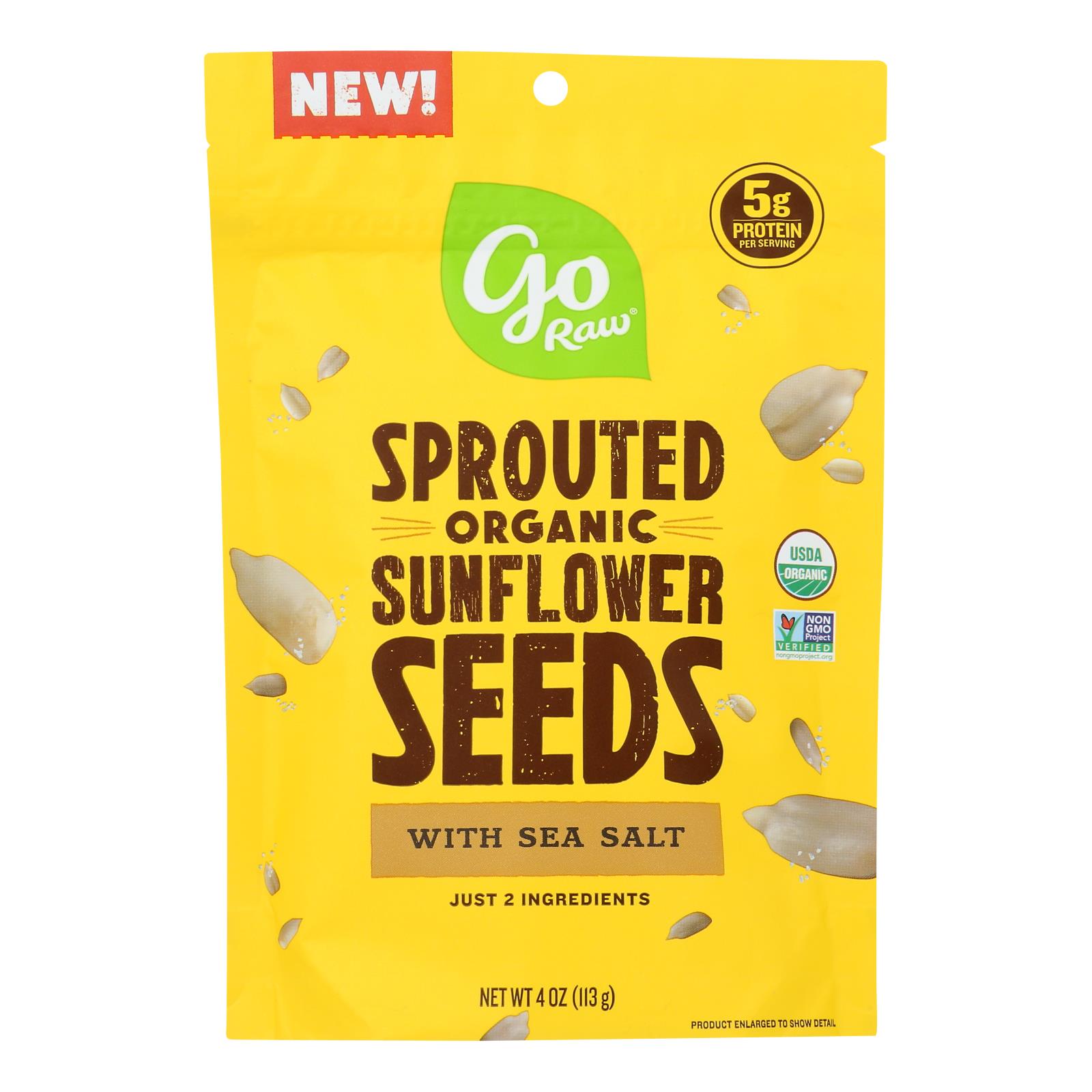 Go Raw - Snack Seed Snflwr Sprtd - 10개 묶음상품 - 4 OZ