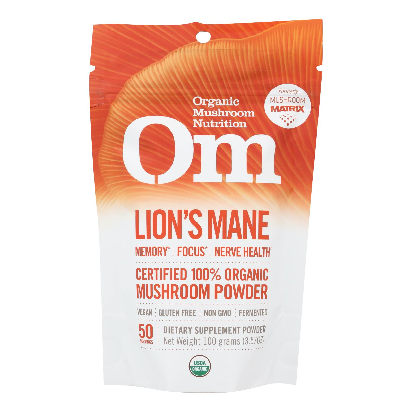 Om Organic Mushroom Powder - 1 Each - 3.5 OZ