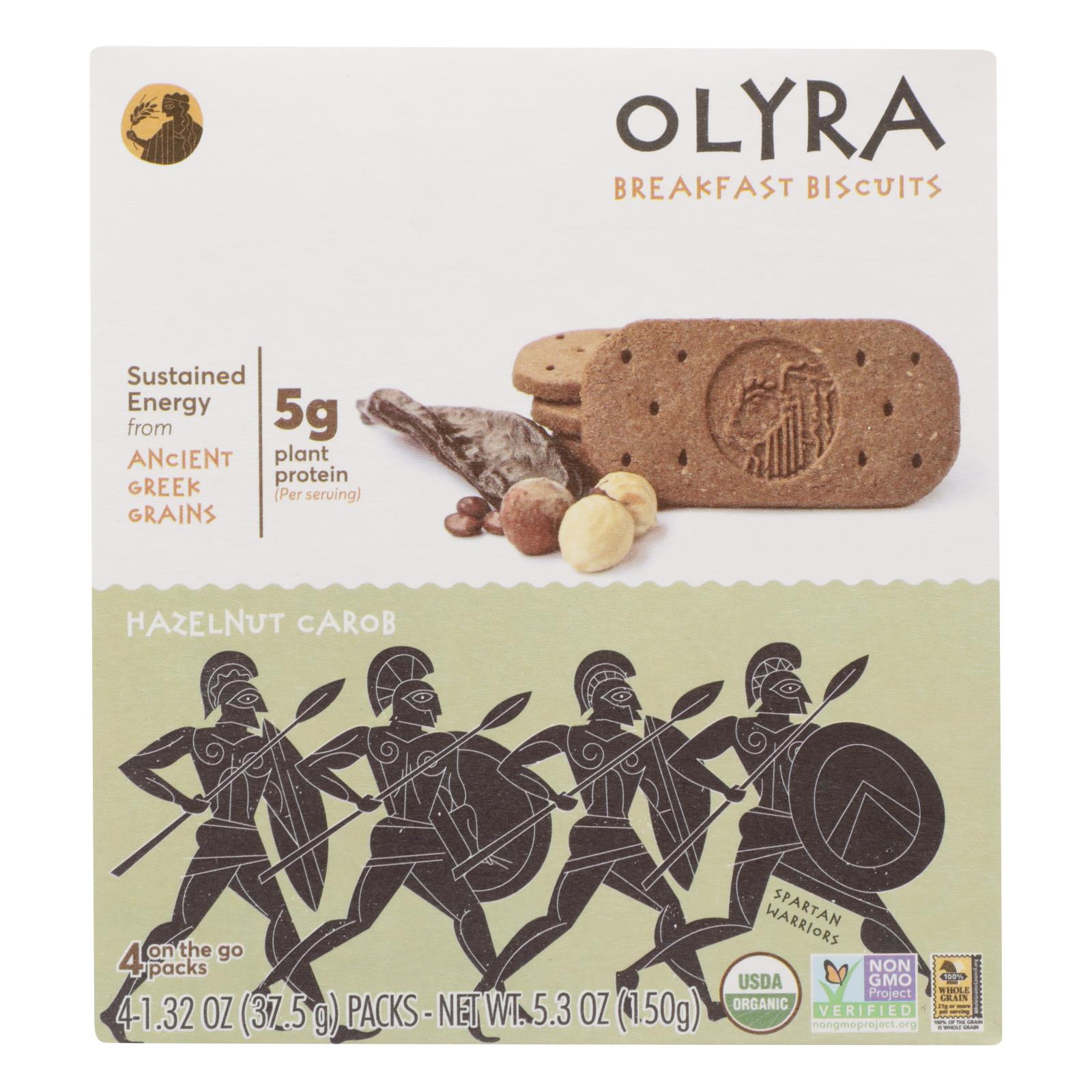 Olyra - Biscuit Hzlenut Carob - 6개 묶음상품 - 5.3 OZ
