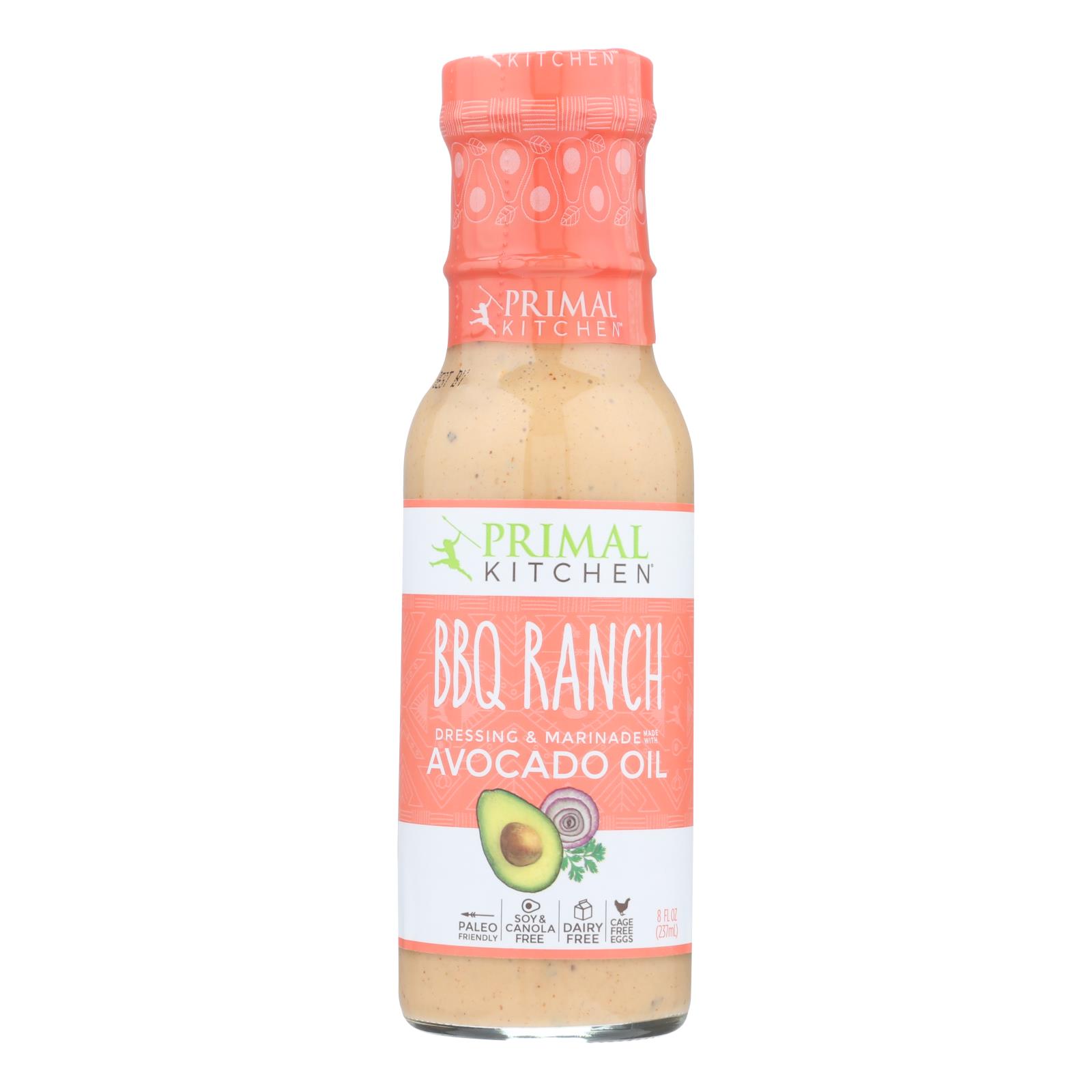 Primal Kitchen - Dressing BBQ Ranch Avo Oil - Case of 6 - 8 FZ