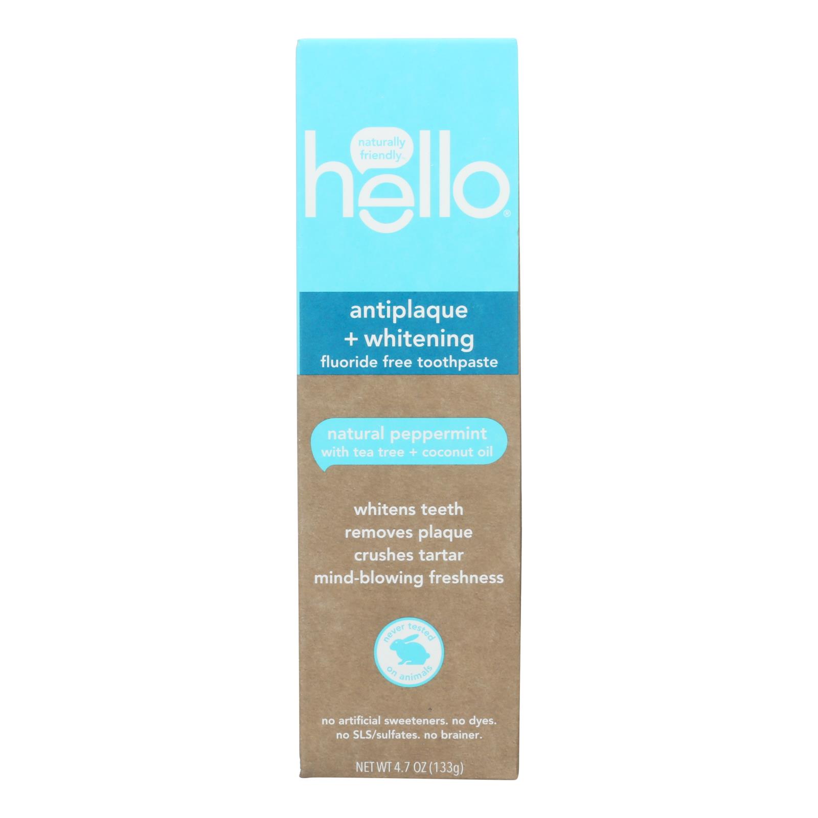 Hello Products Llc - Tp Antiplq+whtng Flrd Fre - Case of 4-4.7 OZ