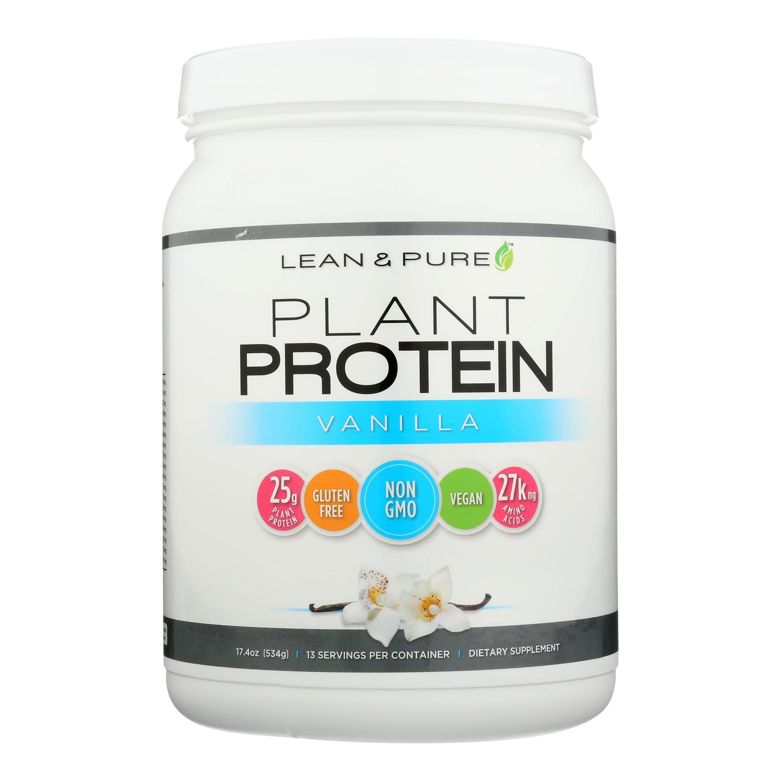 Lean & Pure - Prot Plant Vanilla - 1 Each - 17.4 OZ