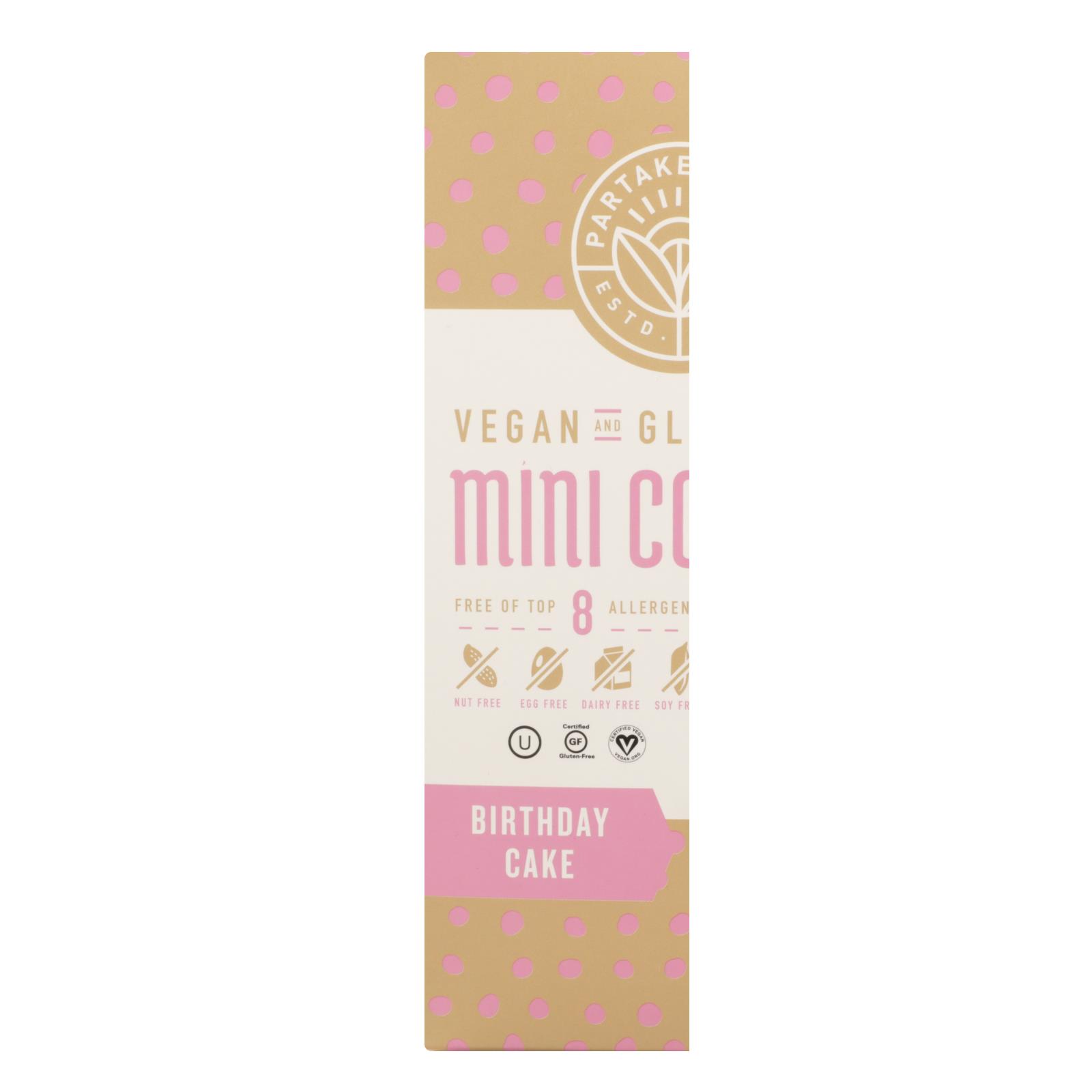 Partake Foods - Cookies Mini Birthdy Cake - 6개 묶음상품 - 5.5 OZ