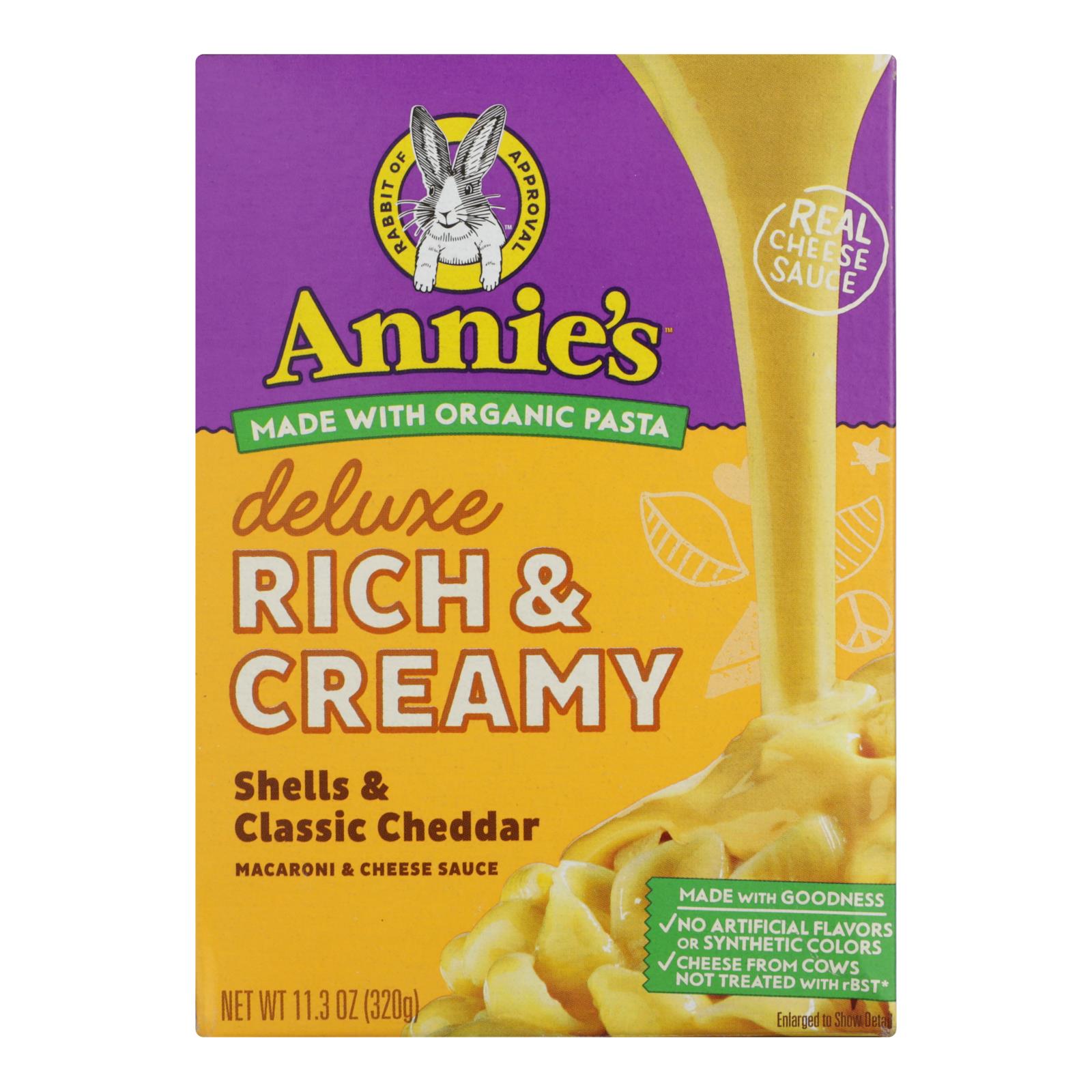Annie's Homegrown - Mac&chs Dlx Shl Chd - 12개 묶음상품 - 11.3 OZ