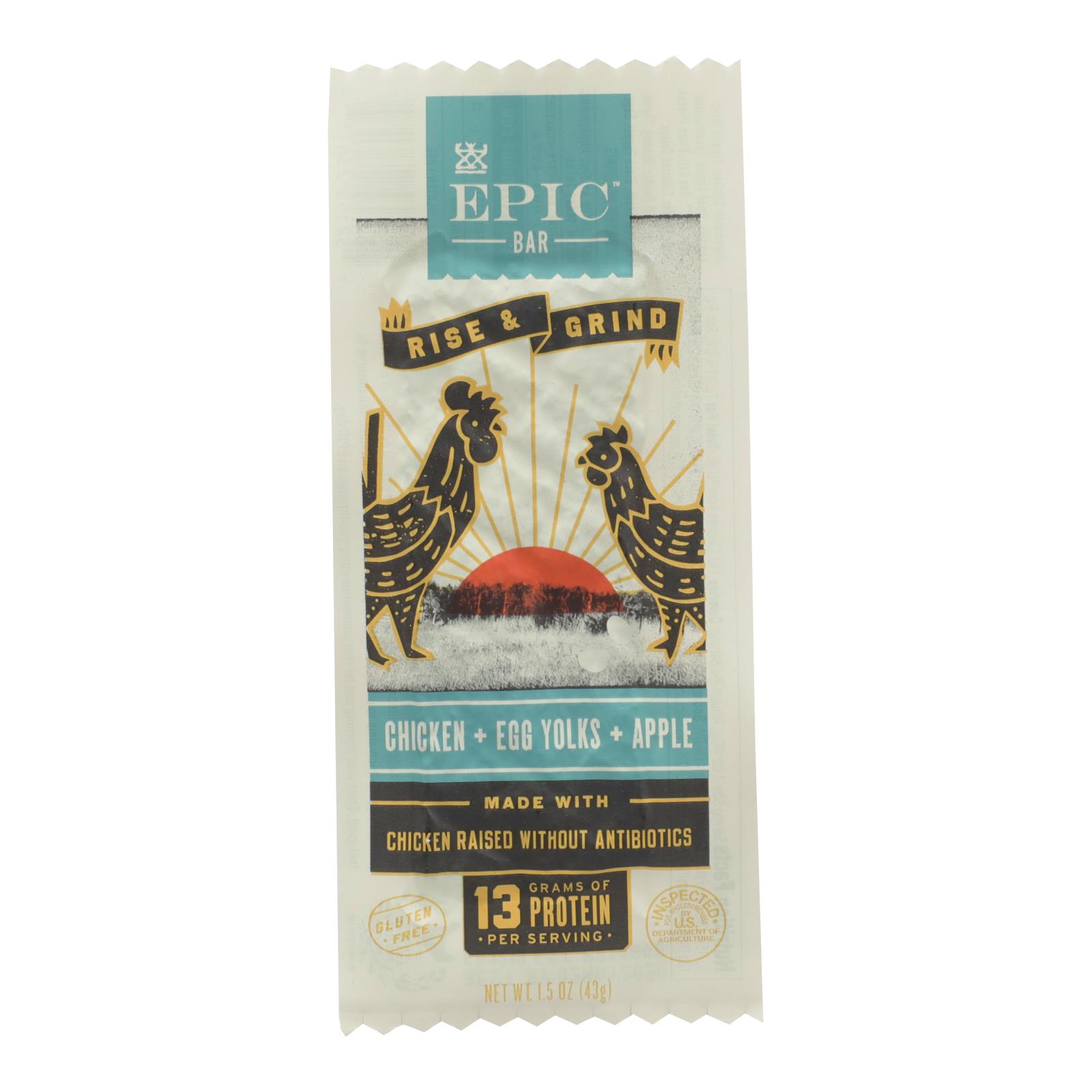 Epic - Bar Breakfast Chicken Egg Appl - Case of 12 - 1.5 OZ