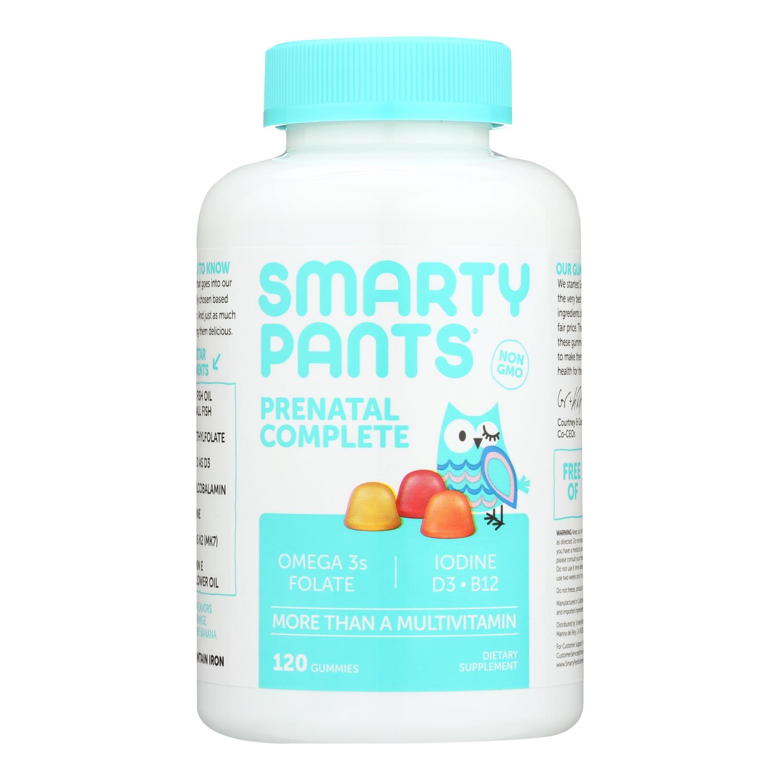 Smartypants Vitamins Prenatal Complete Strawberry Banana, Lemon, Orange Gummies - 1 Each - 80 CT