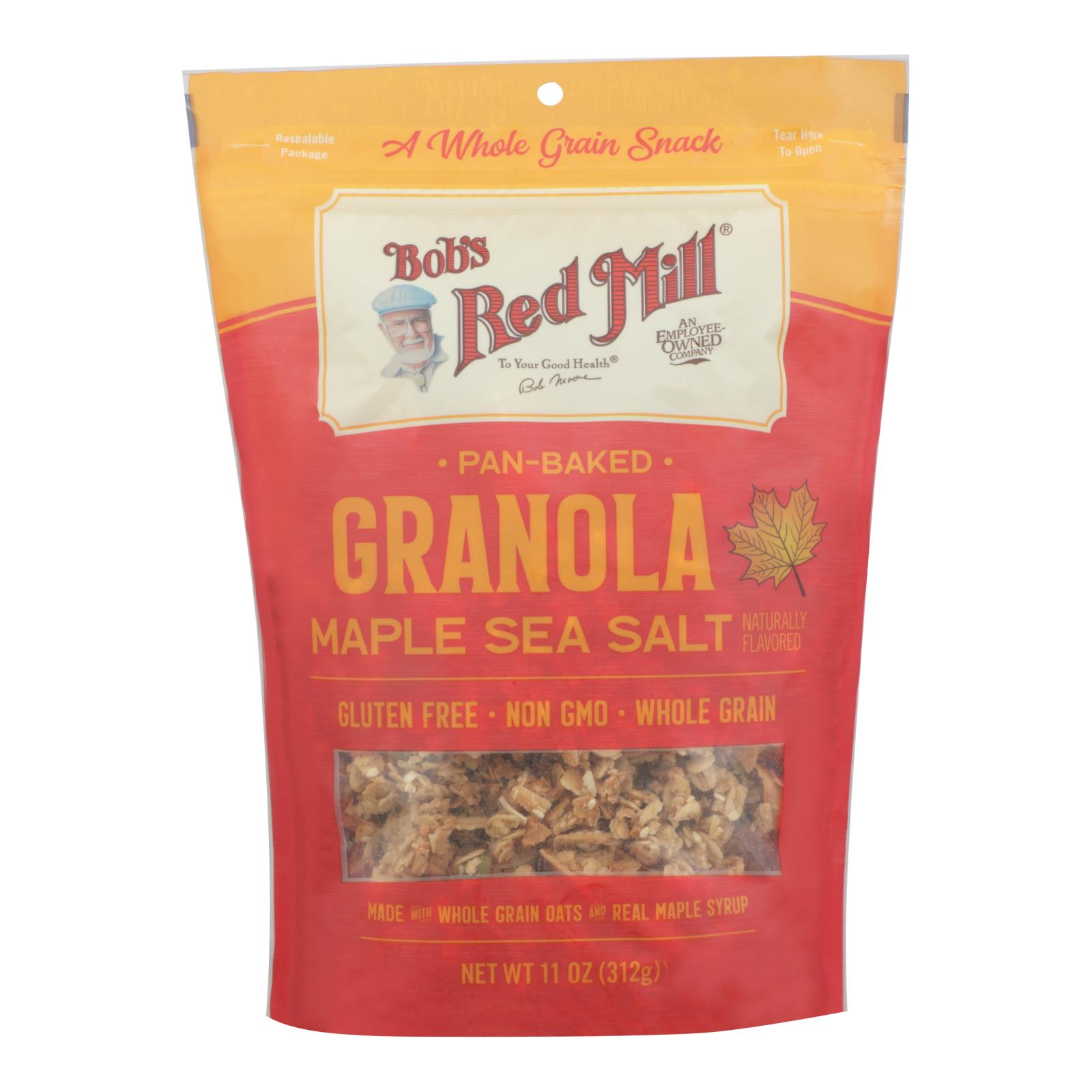 Bob's Red Mill - Granola Maple Sea Salt - 6개 묶음상품 - 11 OZ