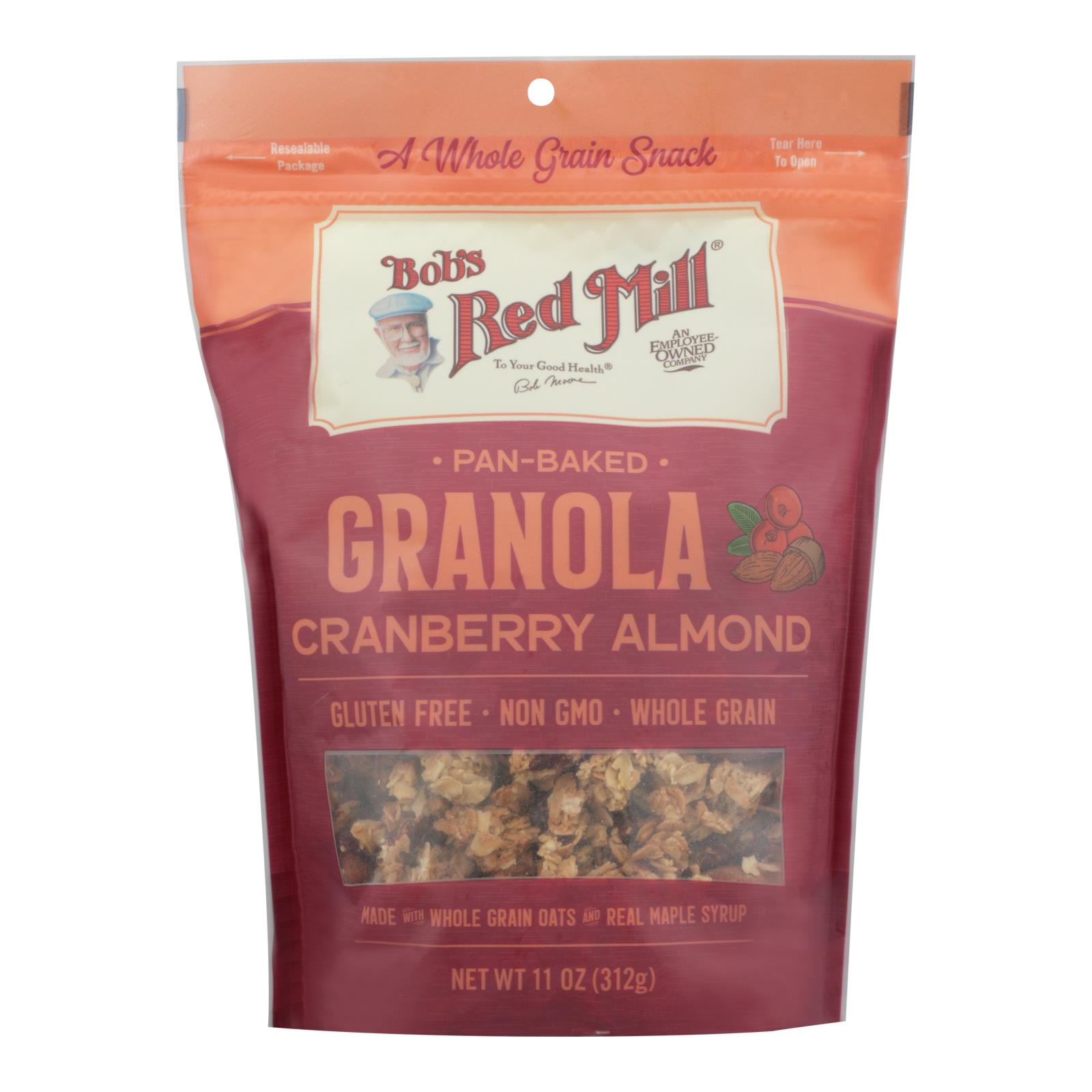 Bob's Red Mill - Granola Cranberry Almond - 6개 묶음상품 - 11 OZ
