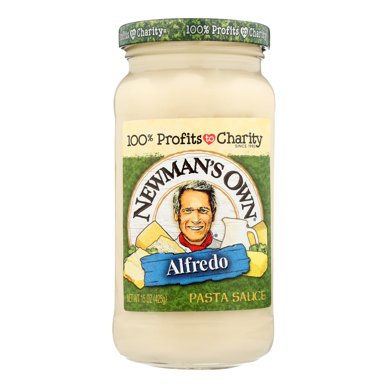 Newman’S Own Pasta Sauce, Alfredo - Case of 8 - 15 FZ