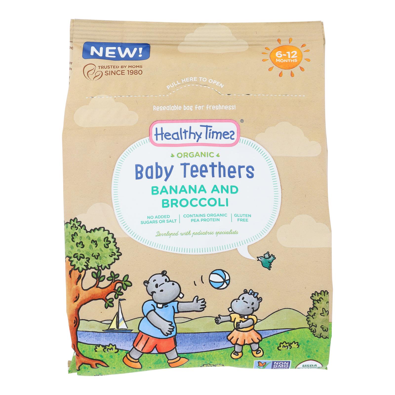 Healthy Times - Teethers Banana Broc - Case of 6 - 1.7 OZ