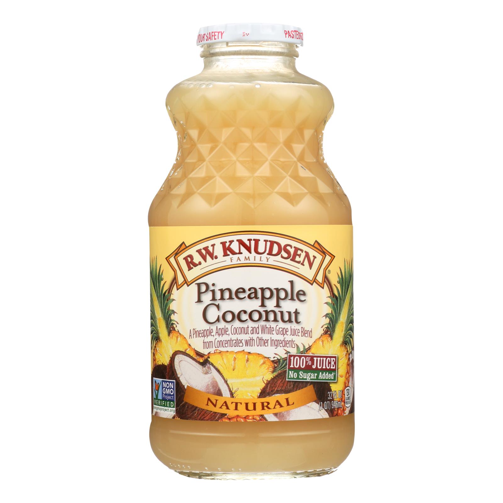 Rw Knudsen Pineapple Coconut Juice - 6개 묶음상품 - 32 FZ