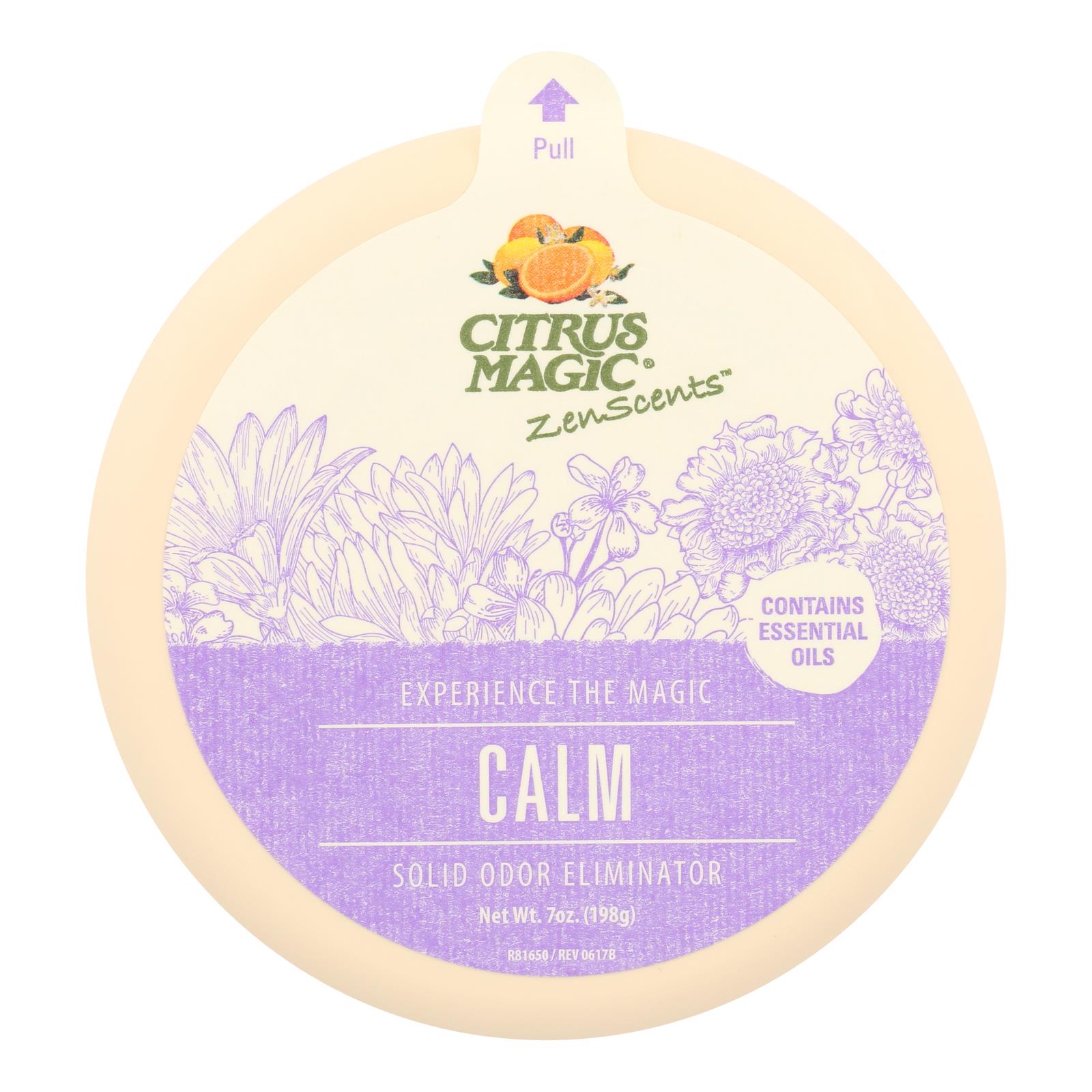 Citrus Magic - Zenscent Odor Absrb Calm - Case of 6 - 7 OZ