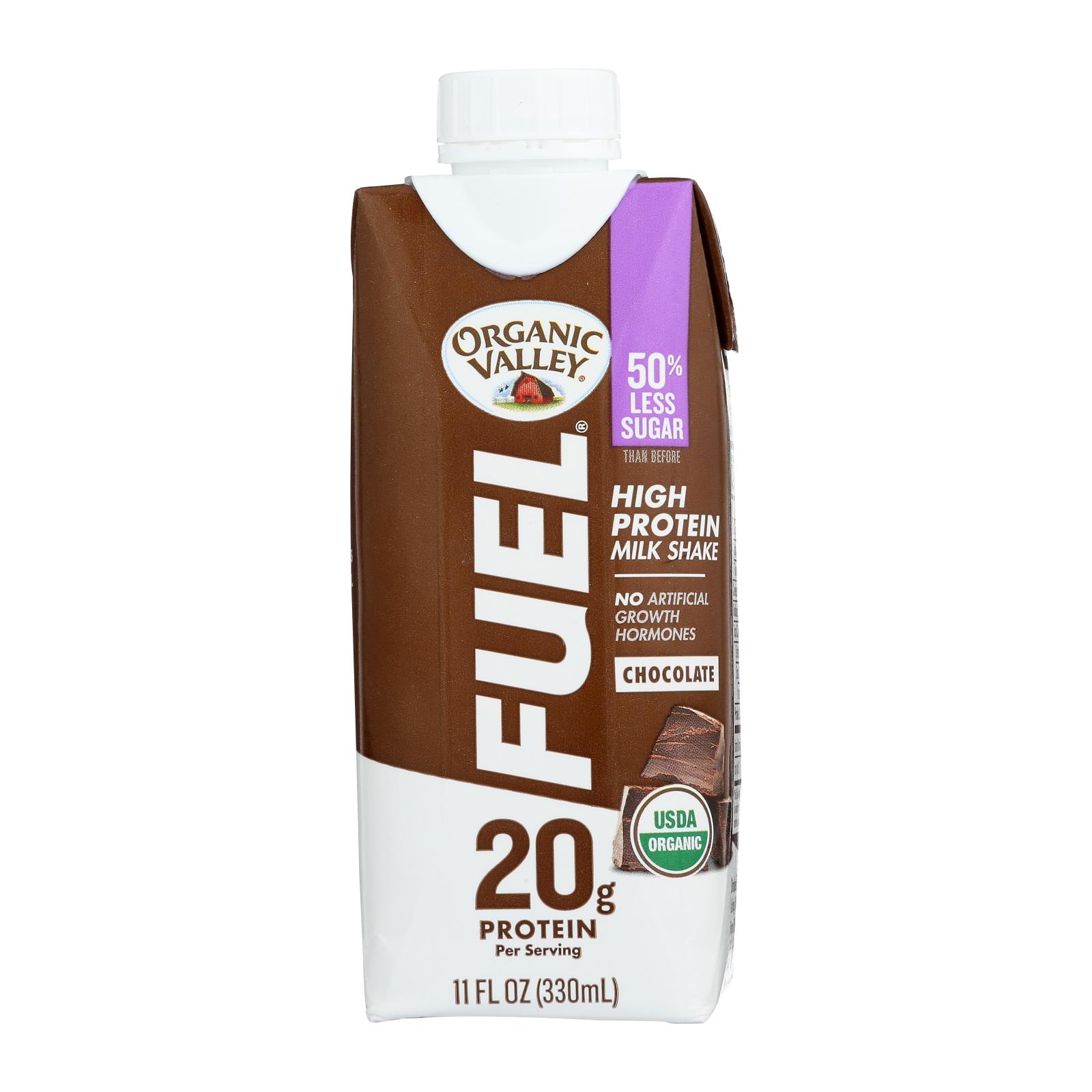 Organic Valley - Shake Fuel Protn Chocolate - Case of 12 - 11 FZ