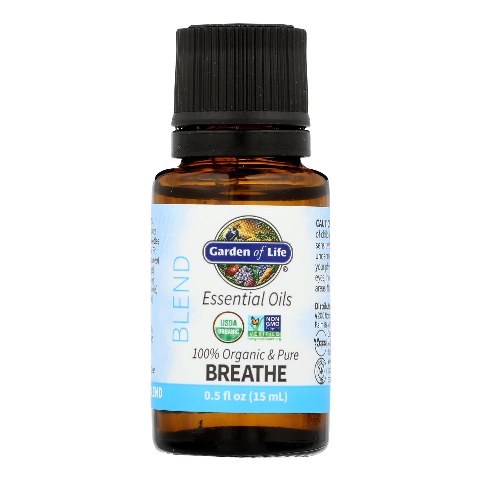 Garden Of Life - Ess Oil Organic Breathe Blend - 1 Each-.5 FZ