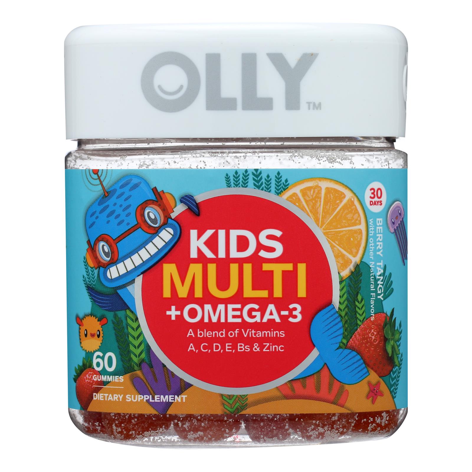 Olly - Multivit Plus Omega Kid - 1 Each - 60 CT