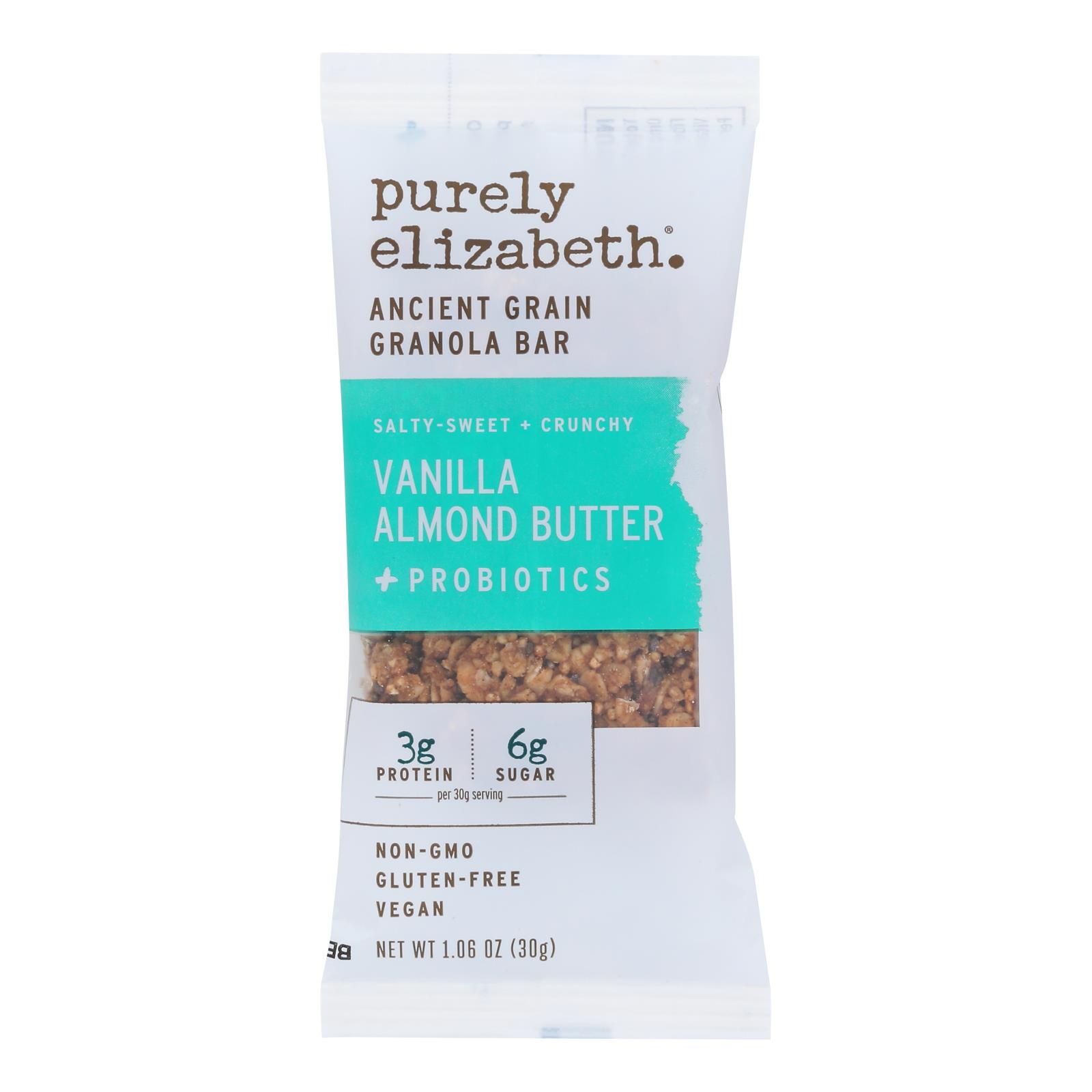 Purely Elizabeth - Bar Vanilla Almond Btr+probi - Case of 70 - 1.06 OZ