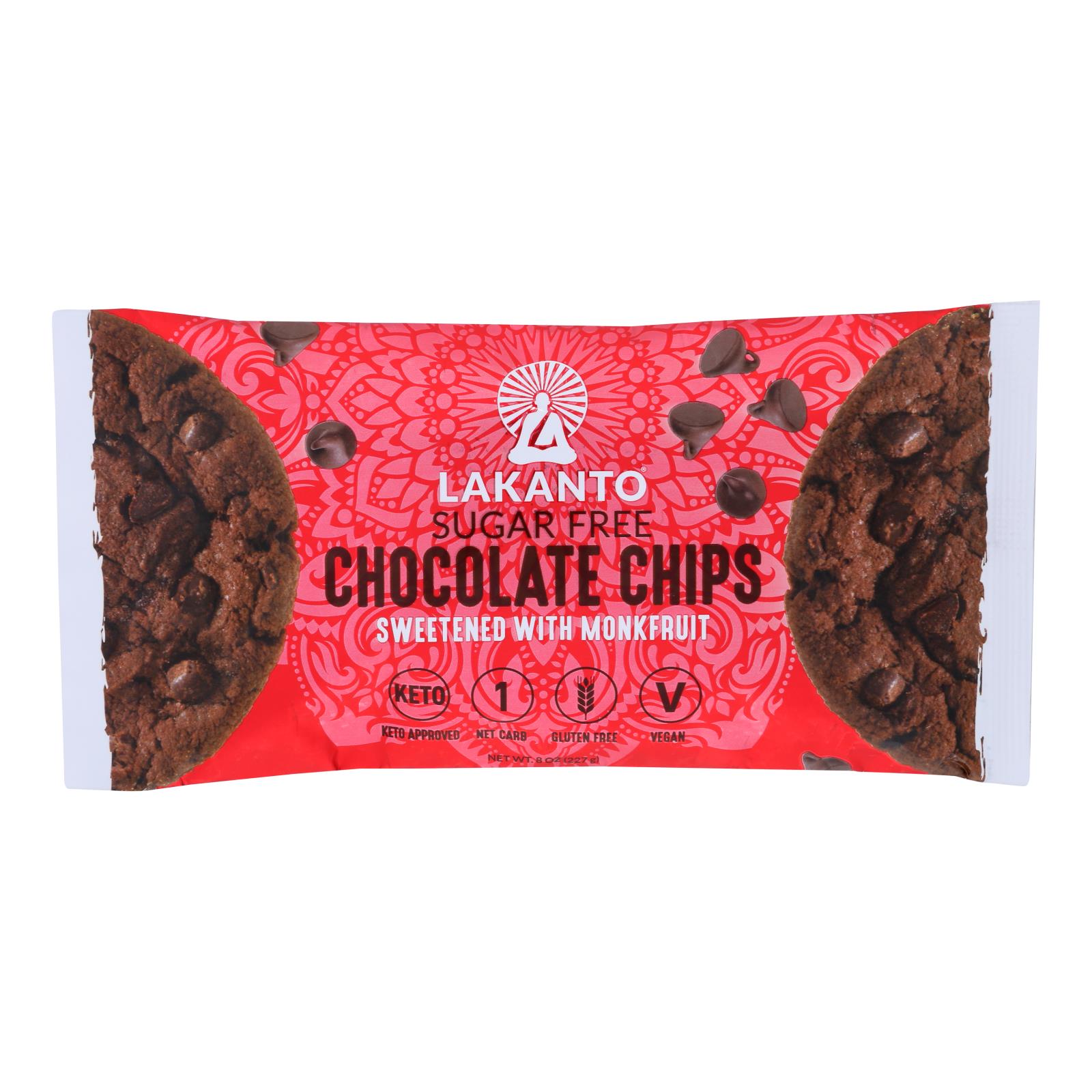 Lakanto - Chocolate Chips Original - 8개 묶음상품-8 OZ