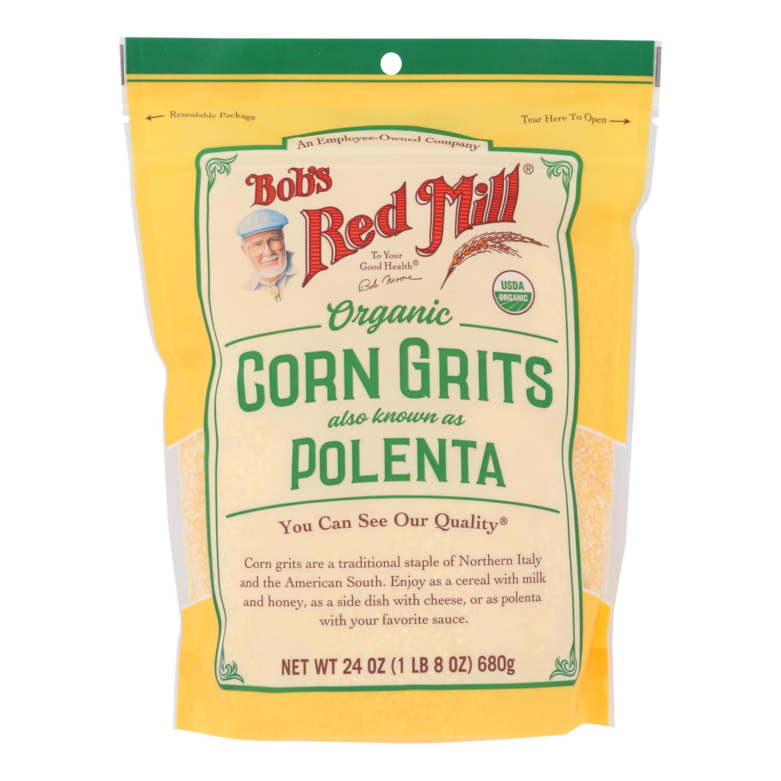 Bob's Red Mill - Corn Grits Polenta - 4개 묶음상품 - 24 OZ