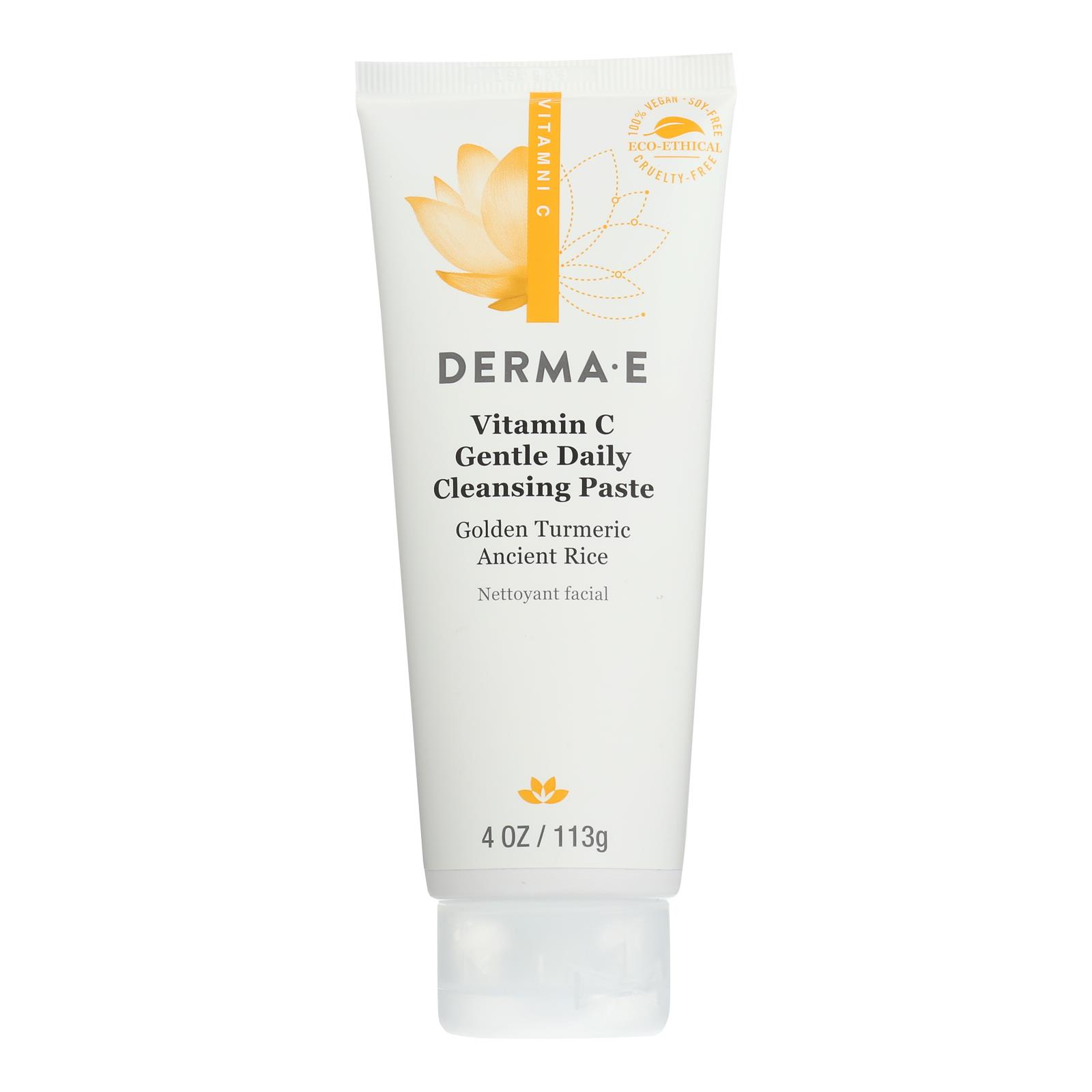 Derma E - Dly Clns Pst Vitamin C Gentle - 1 Each - 4 OZ