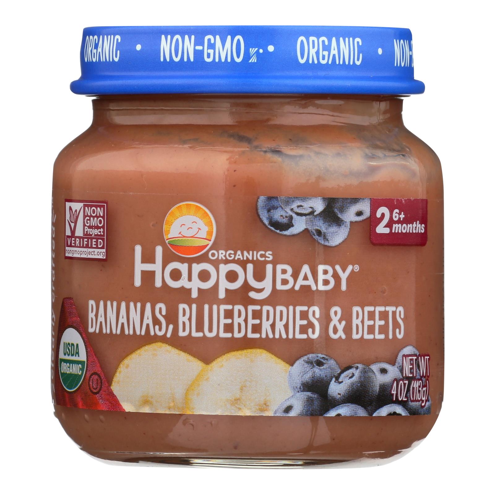 Happy Baby - Cc Bna Blbry Bt Stg2 - 6개 묶음상품 - 4 OZ