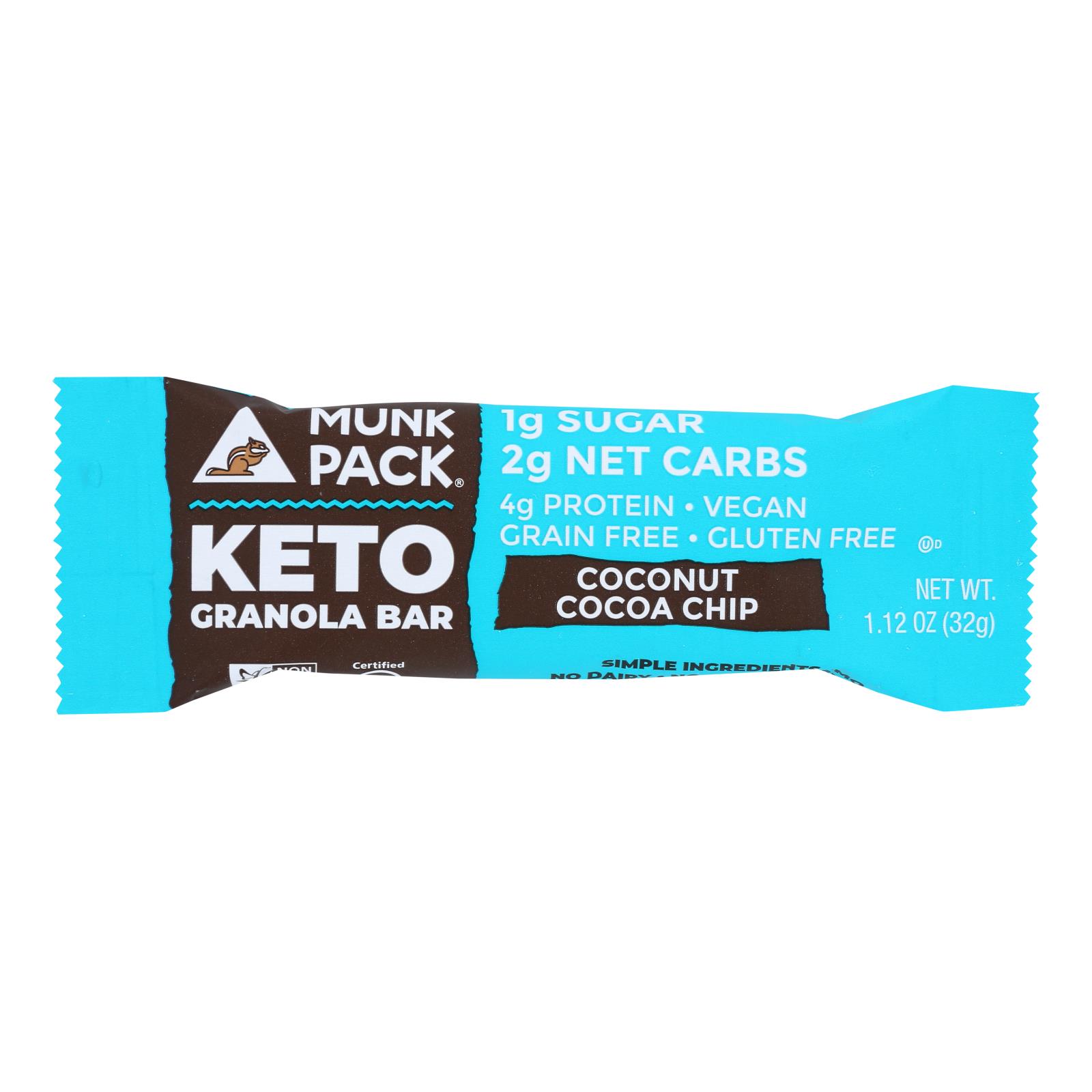 Munk Pack - Green Bar Coconut Coco Chips Kto - 6개 묶음상품 - 4/1.12OZ