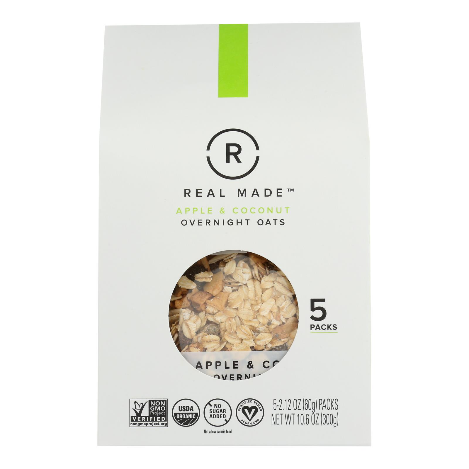 Real Made - Ovrnt Oat Apple Cnt 5pk - 6개 묶음상품-10.6 OZ