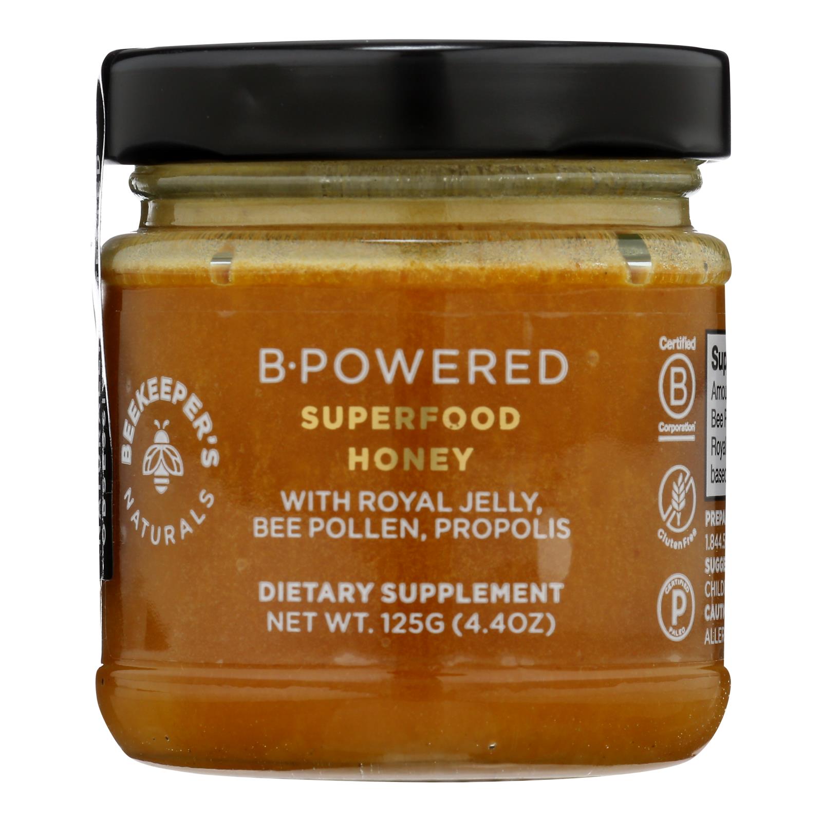 Beekeepers Naturals - Supp Sprfrd Bpwrd Honey - 1 Each 1-4.4 OZ