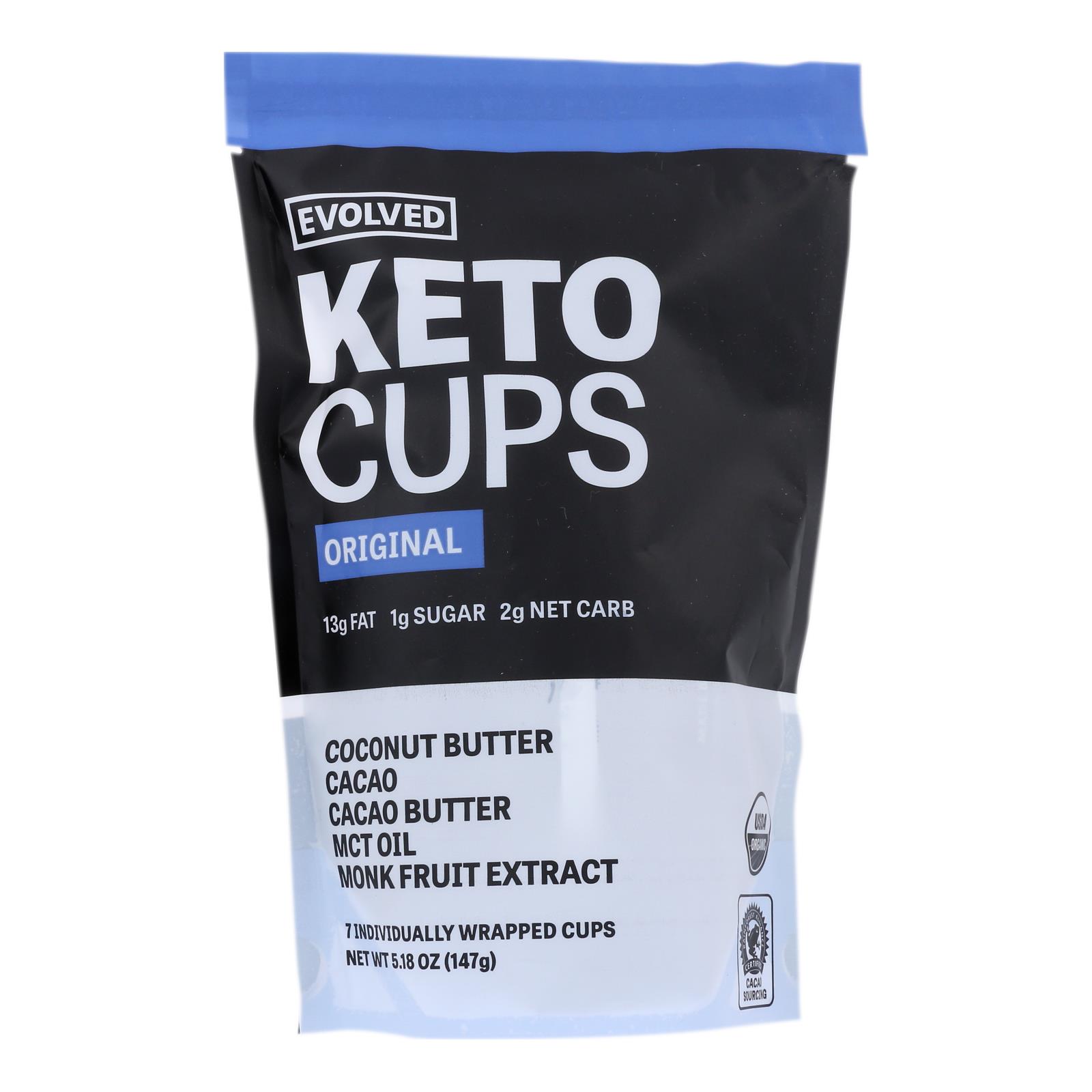 Evolved - Keto Cups Og2 Coconut Btr - CS of 6-4.93 OZ